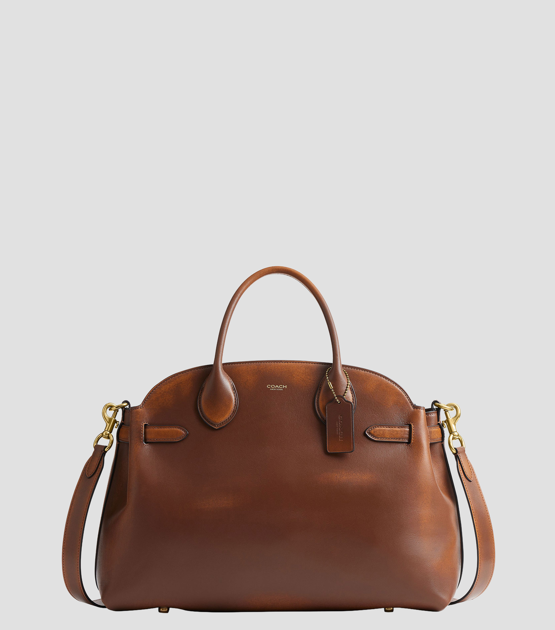 Bolsa en piel clutch sólido Mujer