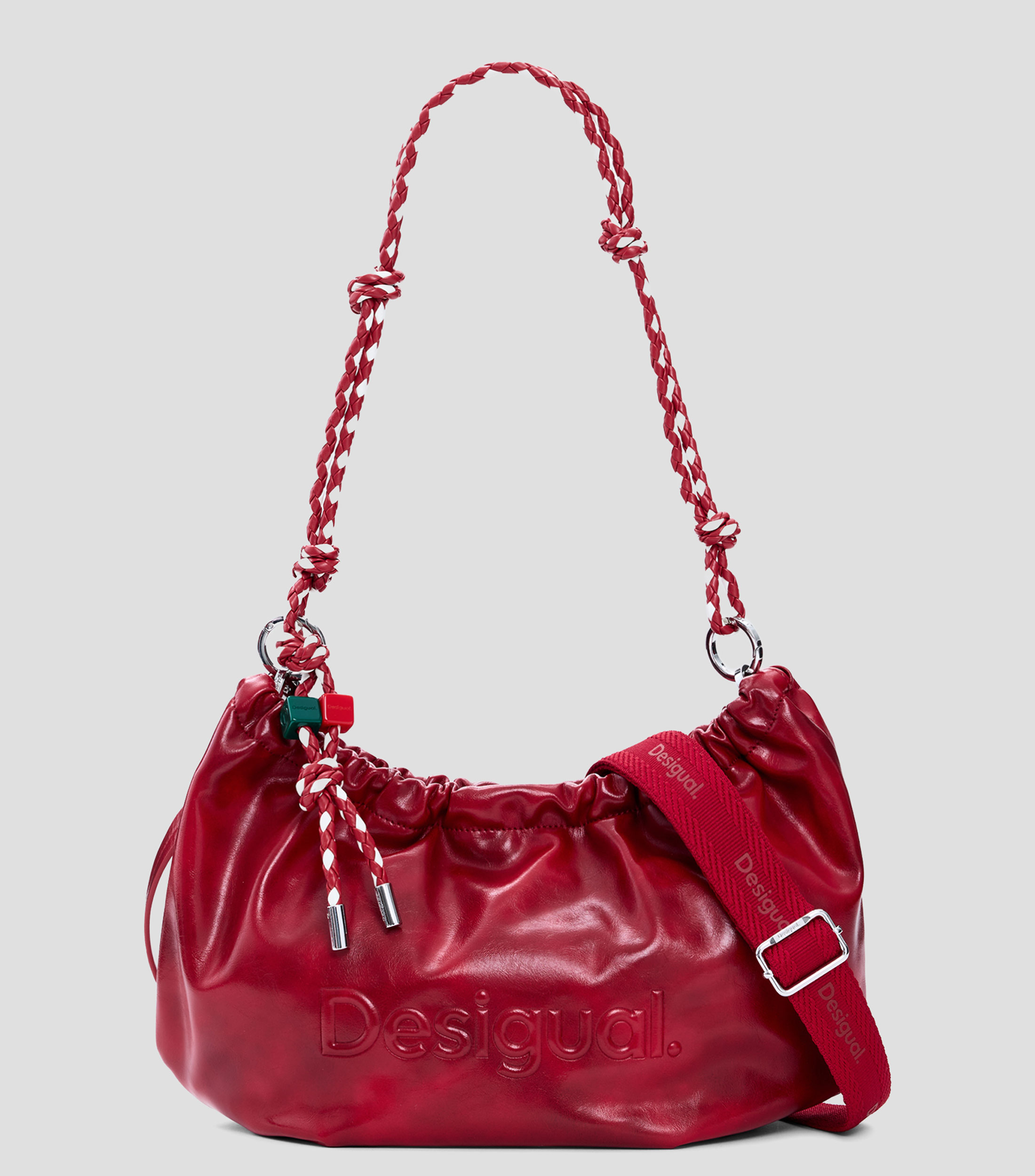 Bolsa Shoulder Weverly roja Mujer