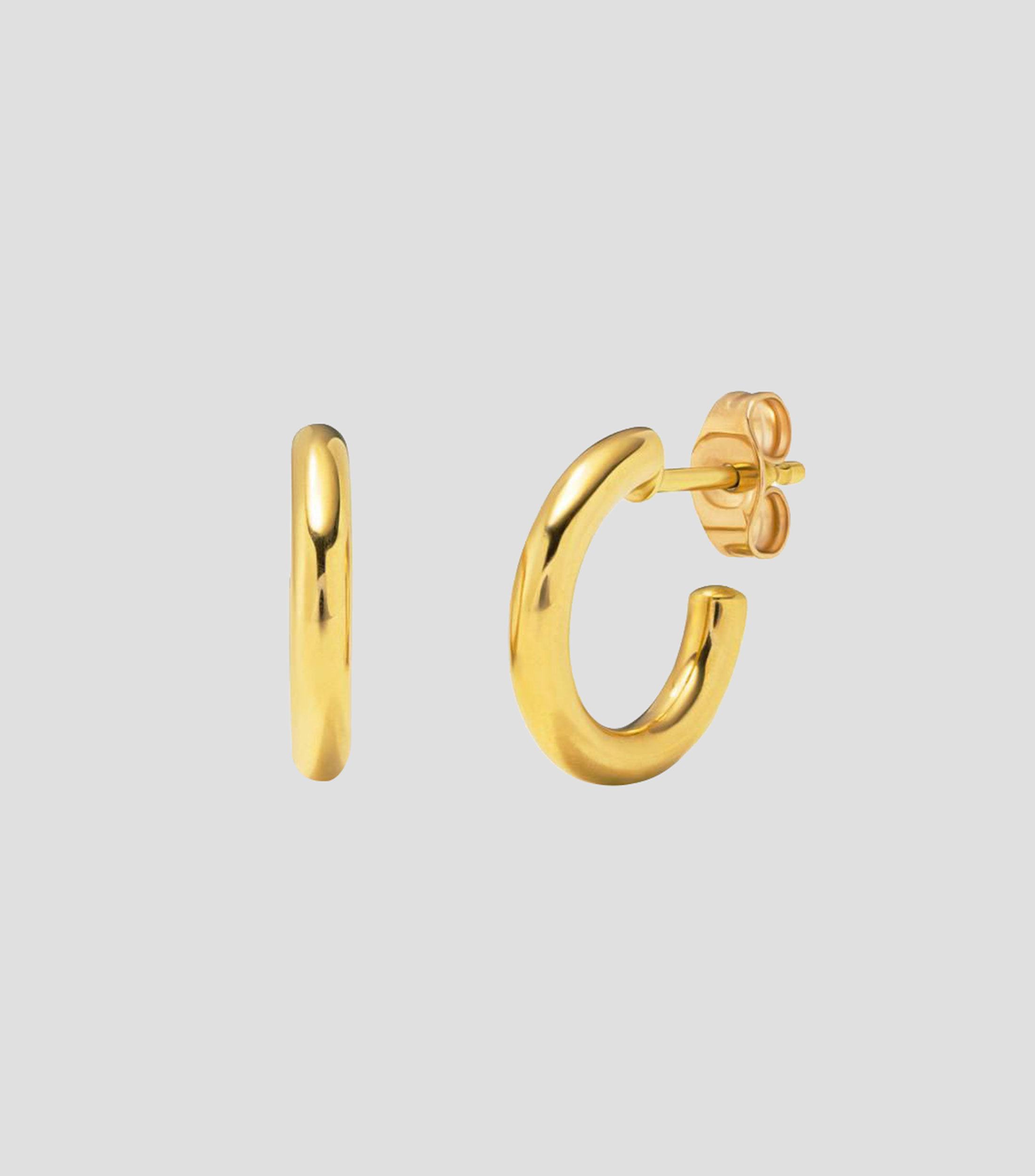 Aretes en Oro amarillo de 18 kilates Mujer