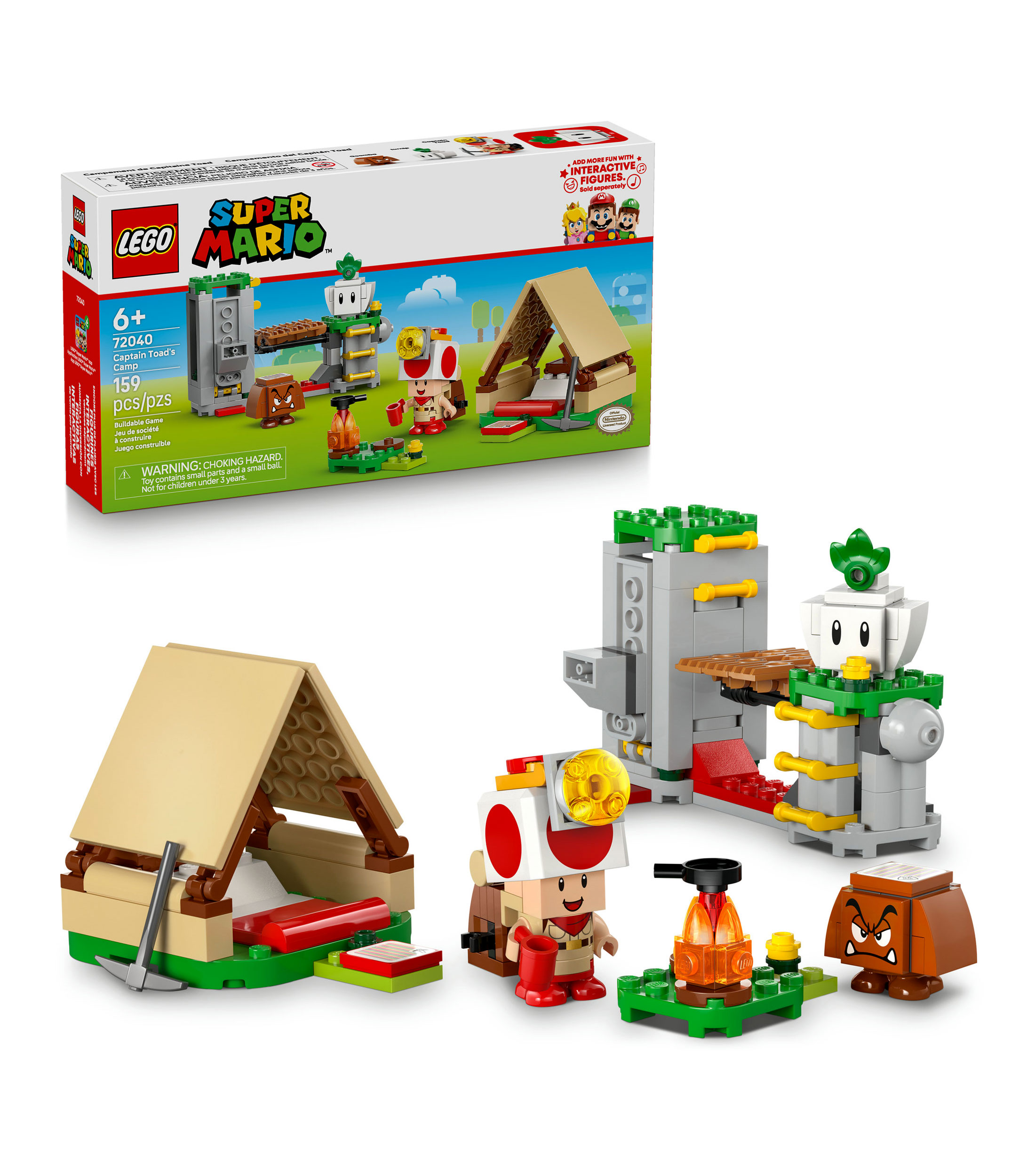 Lego Super Mario Campamento del Capitán Toad Juguete 72040