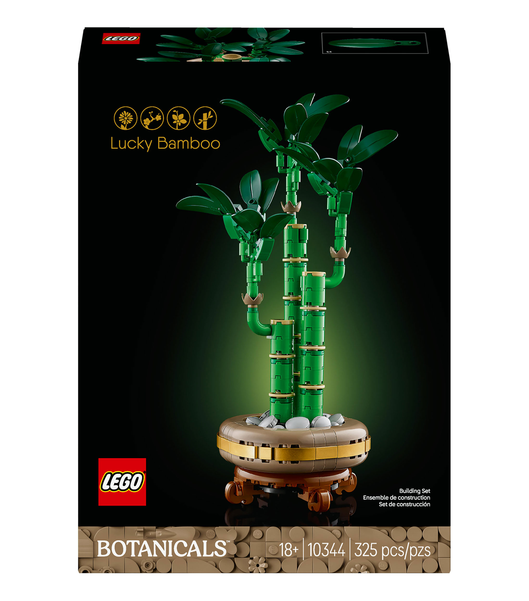 Lego Botanicals Bambú de la Suerte Planta decorativa 10344