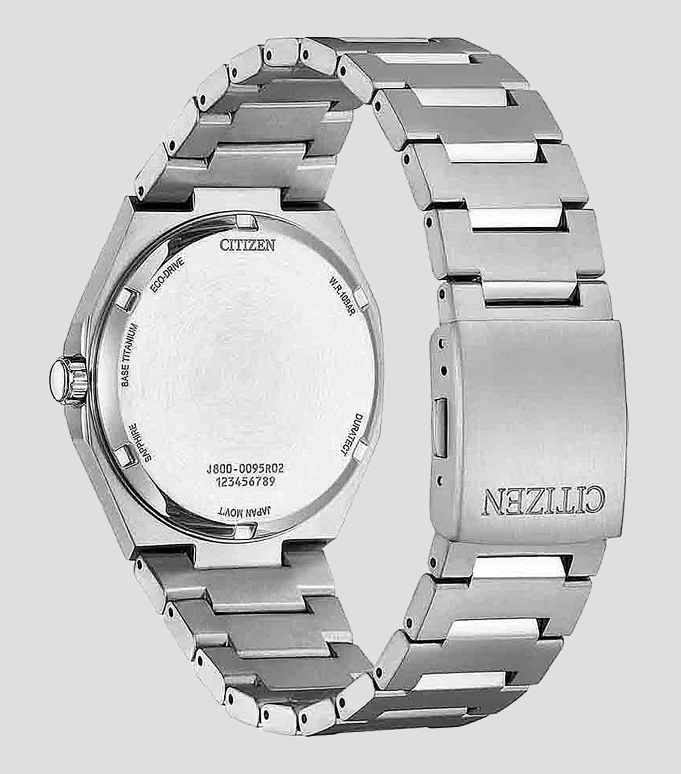 Reloj unisex Luxury Super Titanio, Casual, Plateado