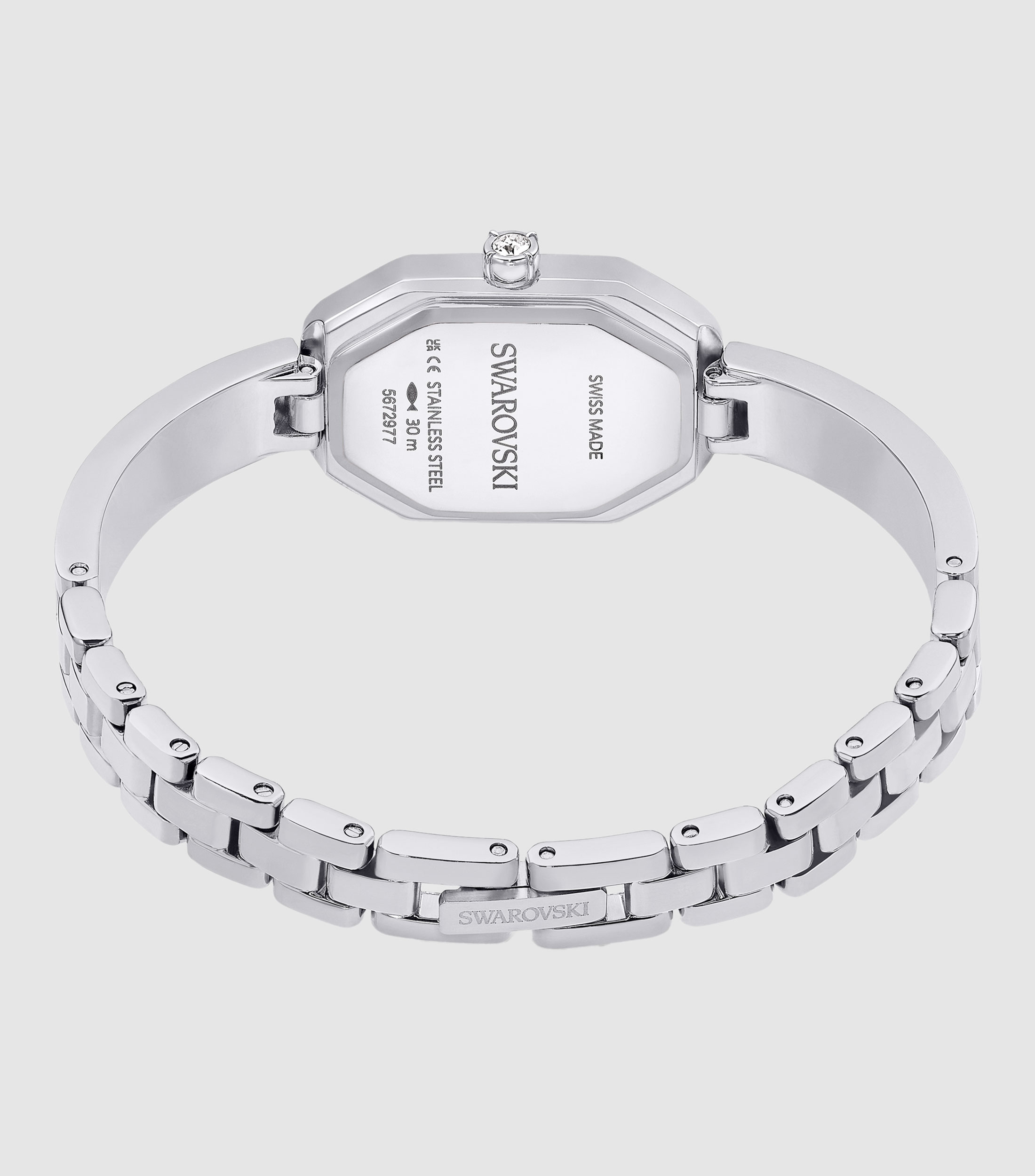 Reloj para Mujer Dextera Bangle De vestir Plateado