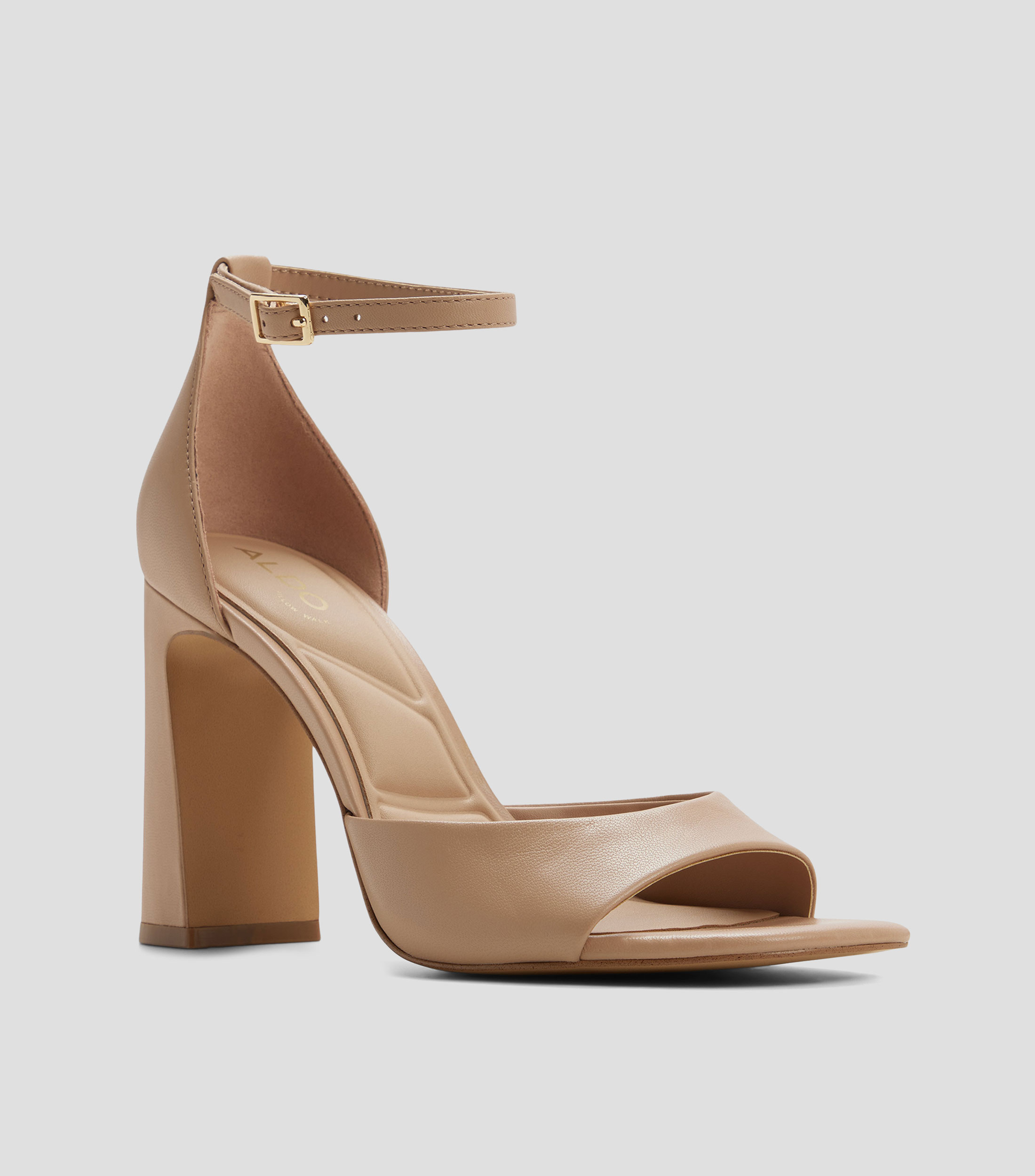 Sandalias con tacón alto cuadrado Florianna Mujer