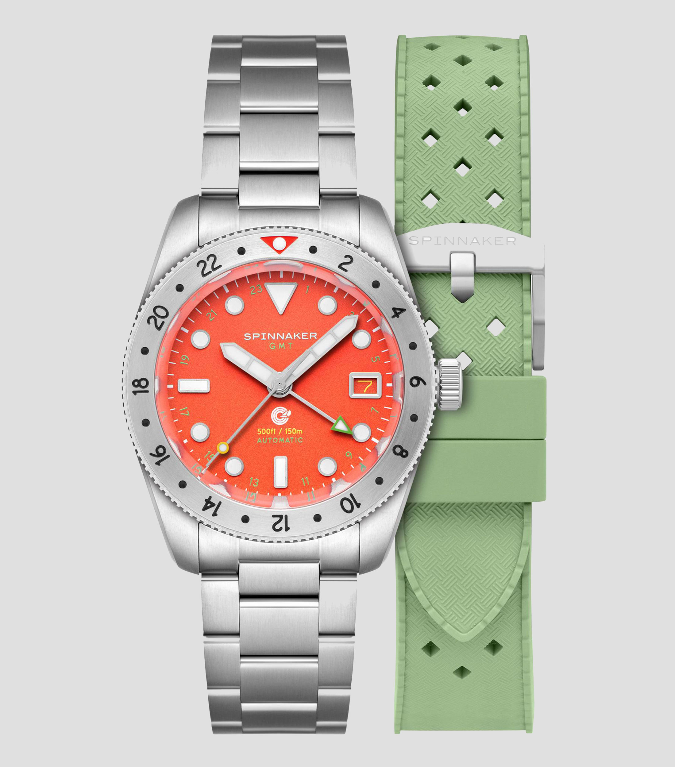 Reloj para Hombre Croft 39 GMT casual plateado