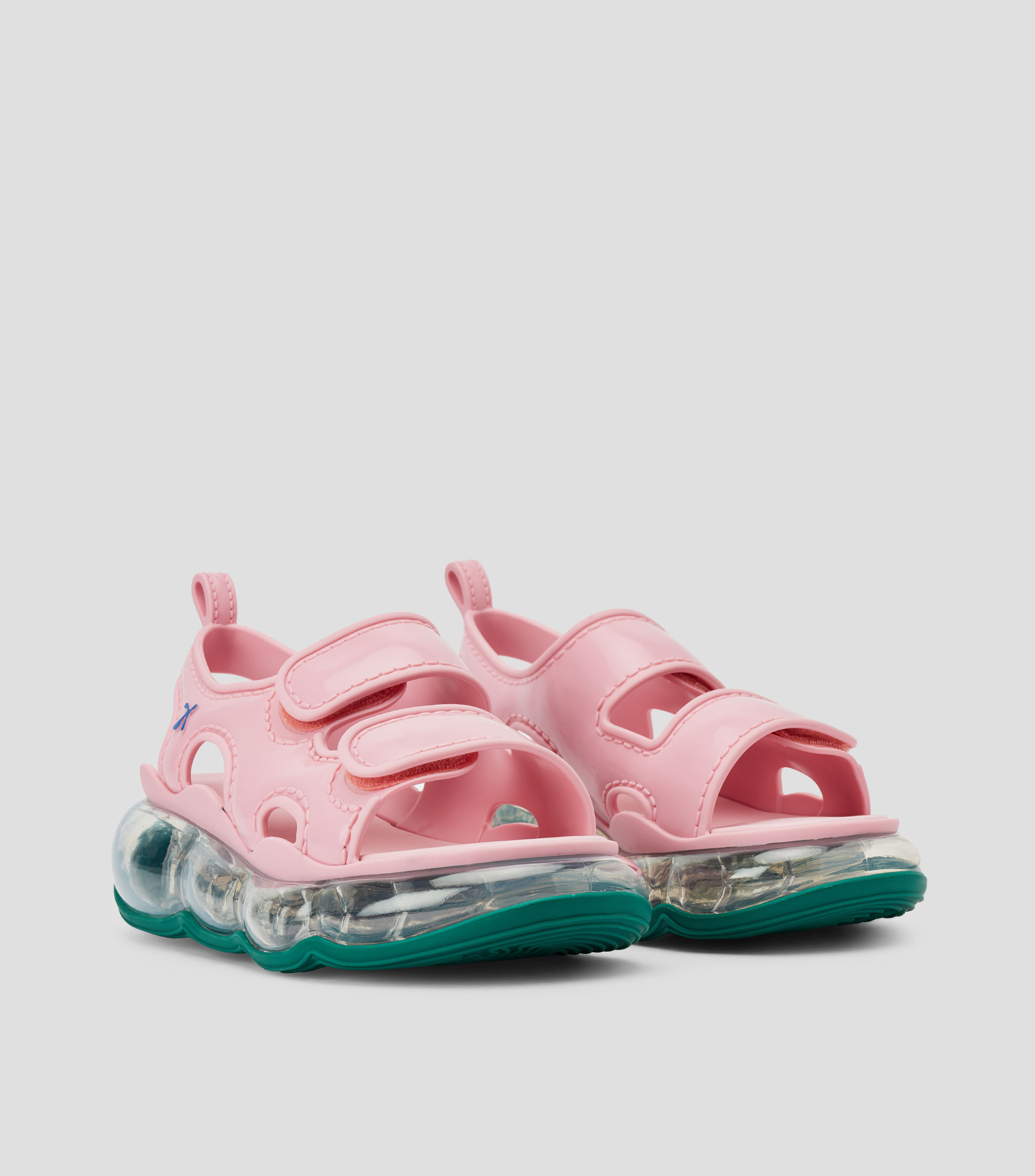 Sandalias tacón bajo ancho Mujer