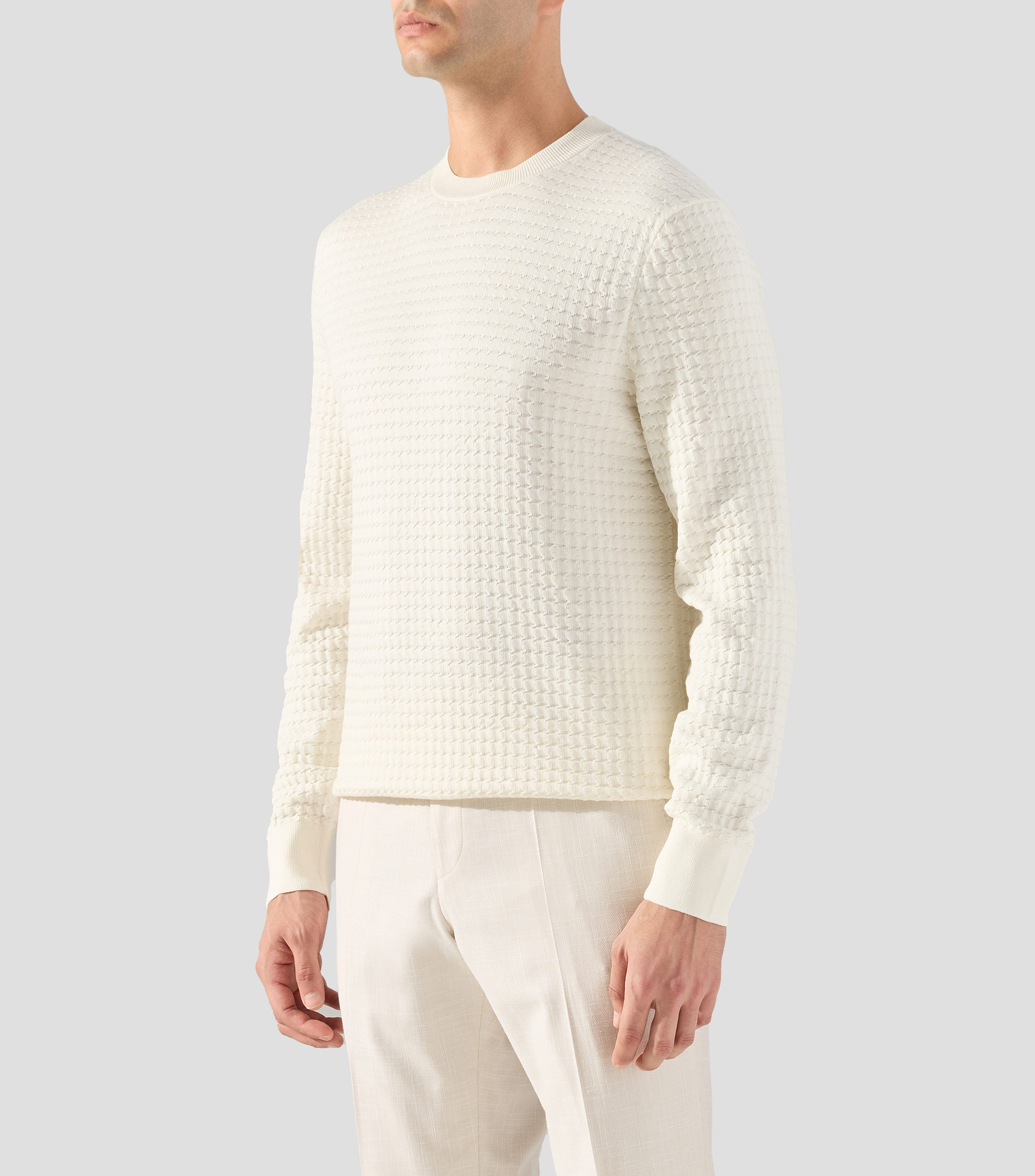 Suéter cuello redondo Hombre