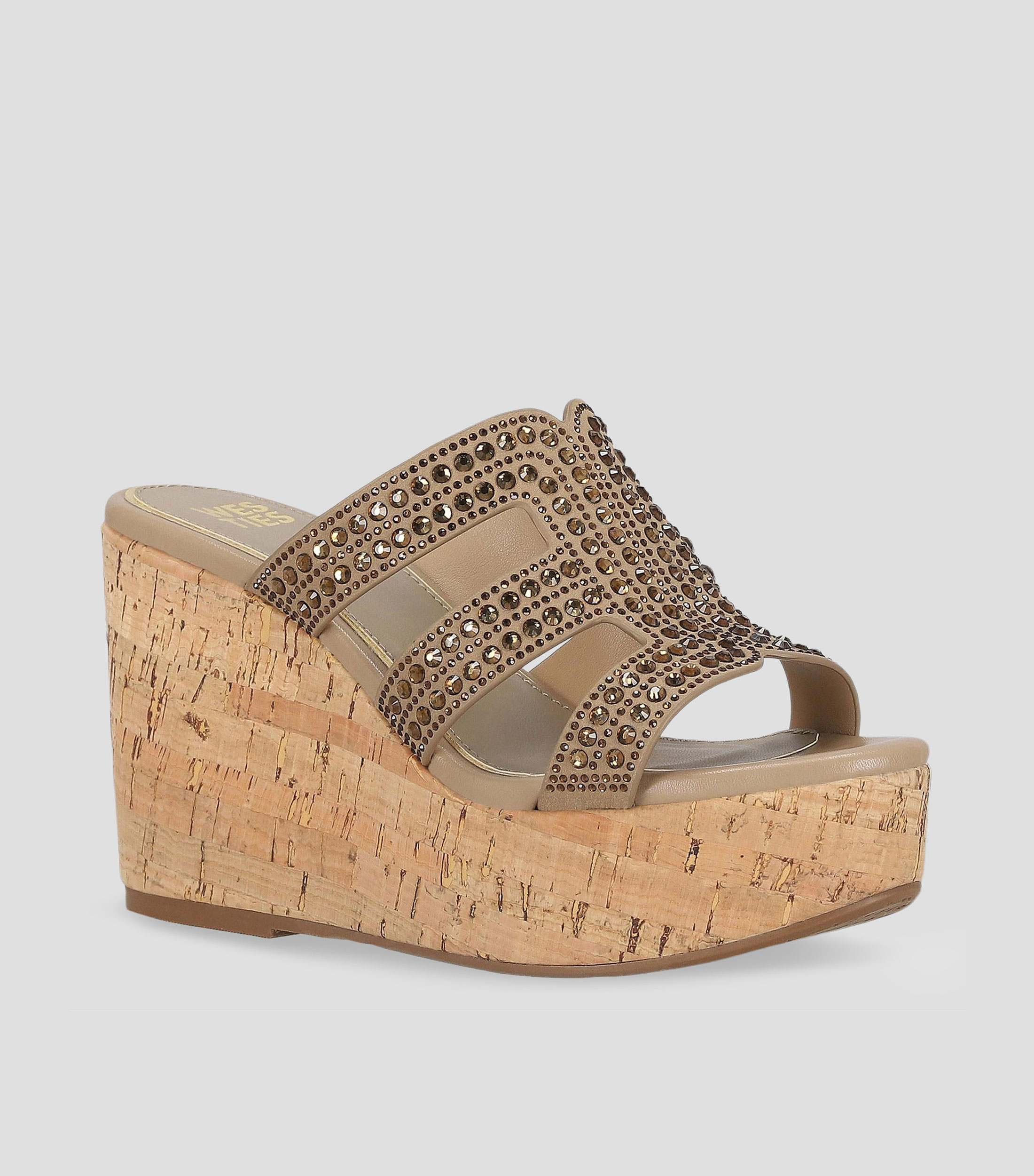 Sandalias con plataforma de cuña Mujer