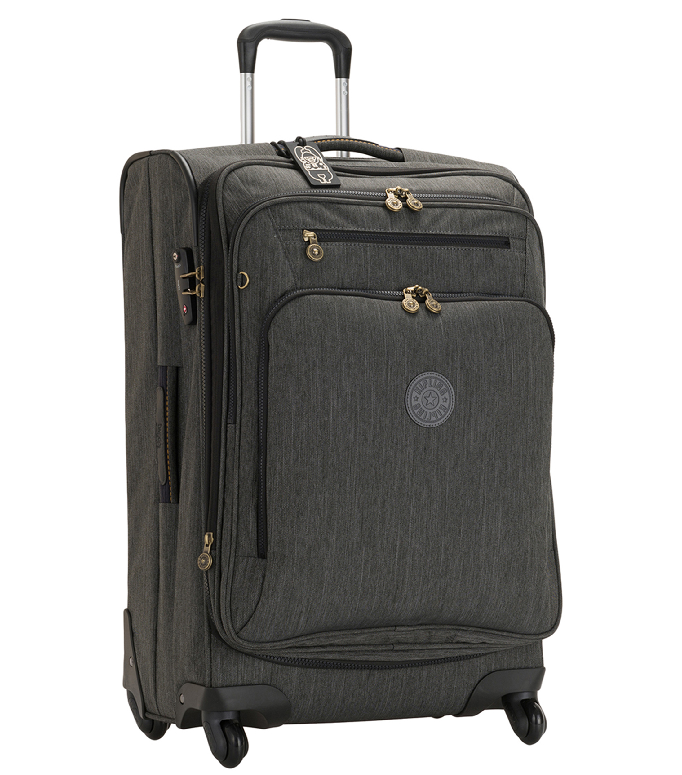 Kipling Maleta de Viaje Youri Spin Gris El Palacio de Hierro
