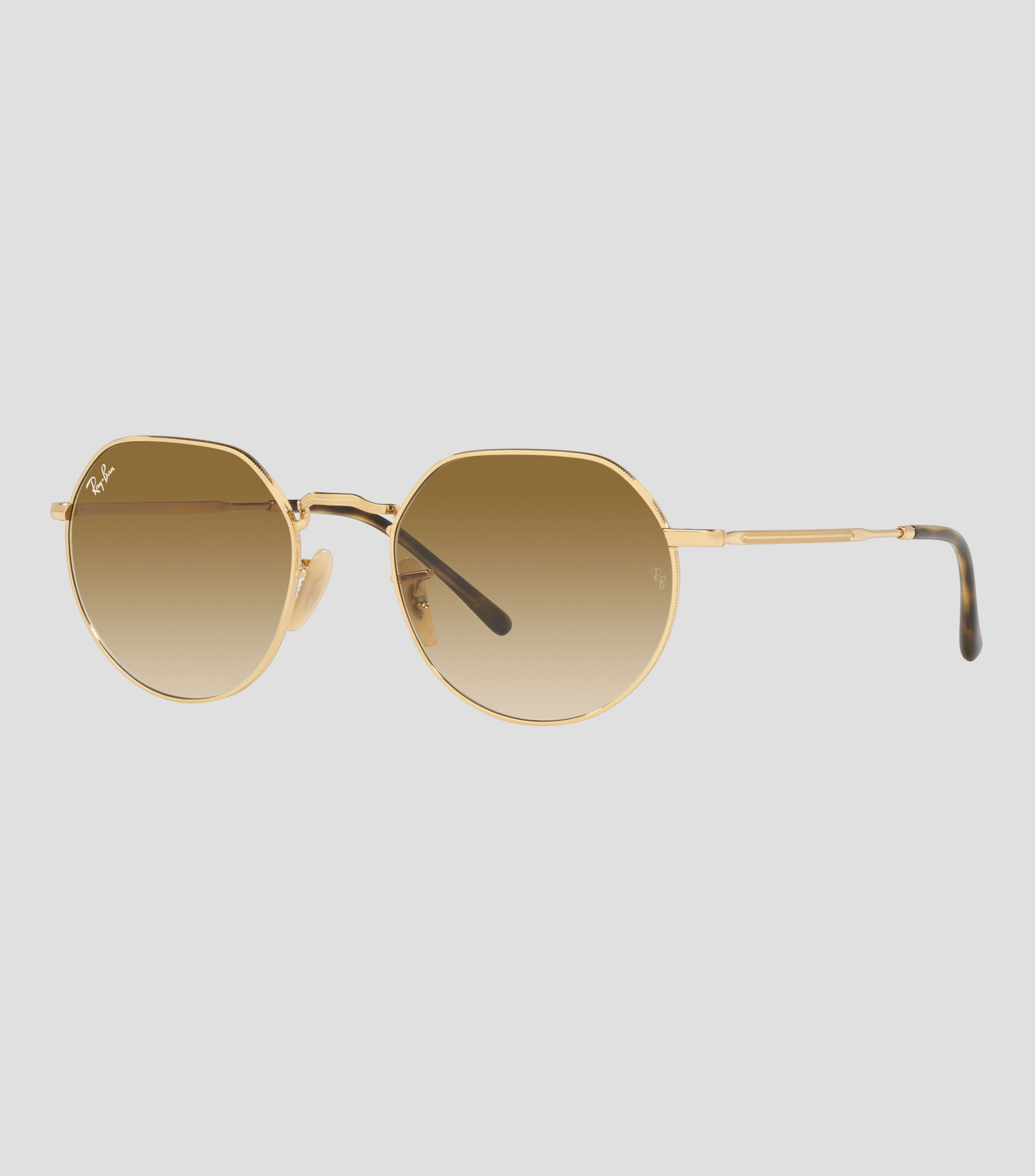 Lentes de sol irregulares Jack dorados Unisex