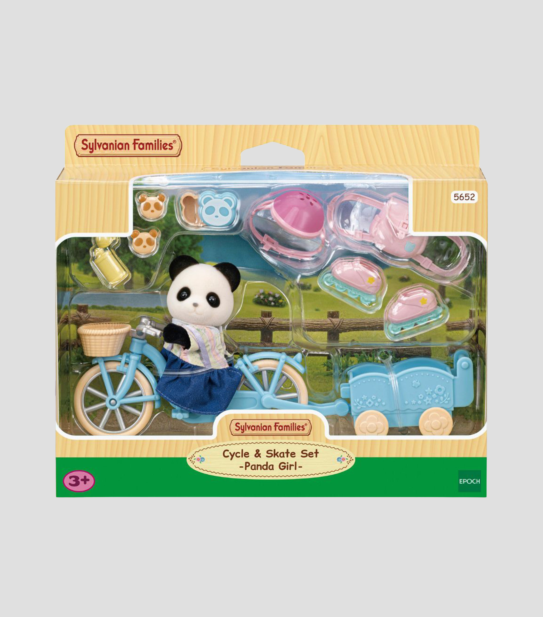 Playsets Cycle Skate Set Panda Girl