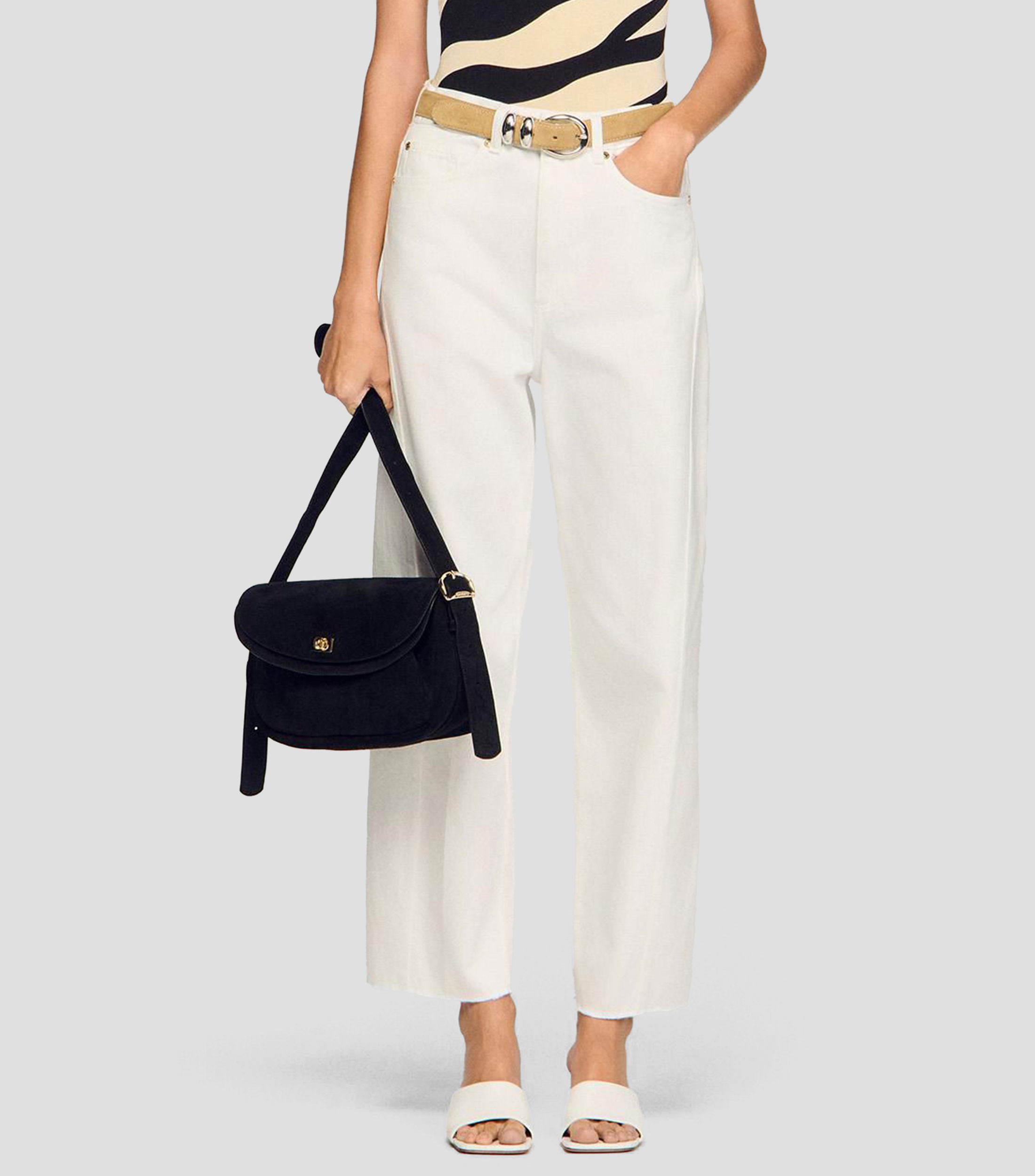 Bolsa shoulder en piel Mambo lisa Mujer