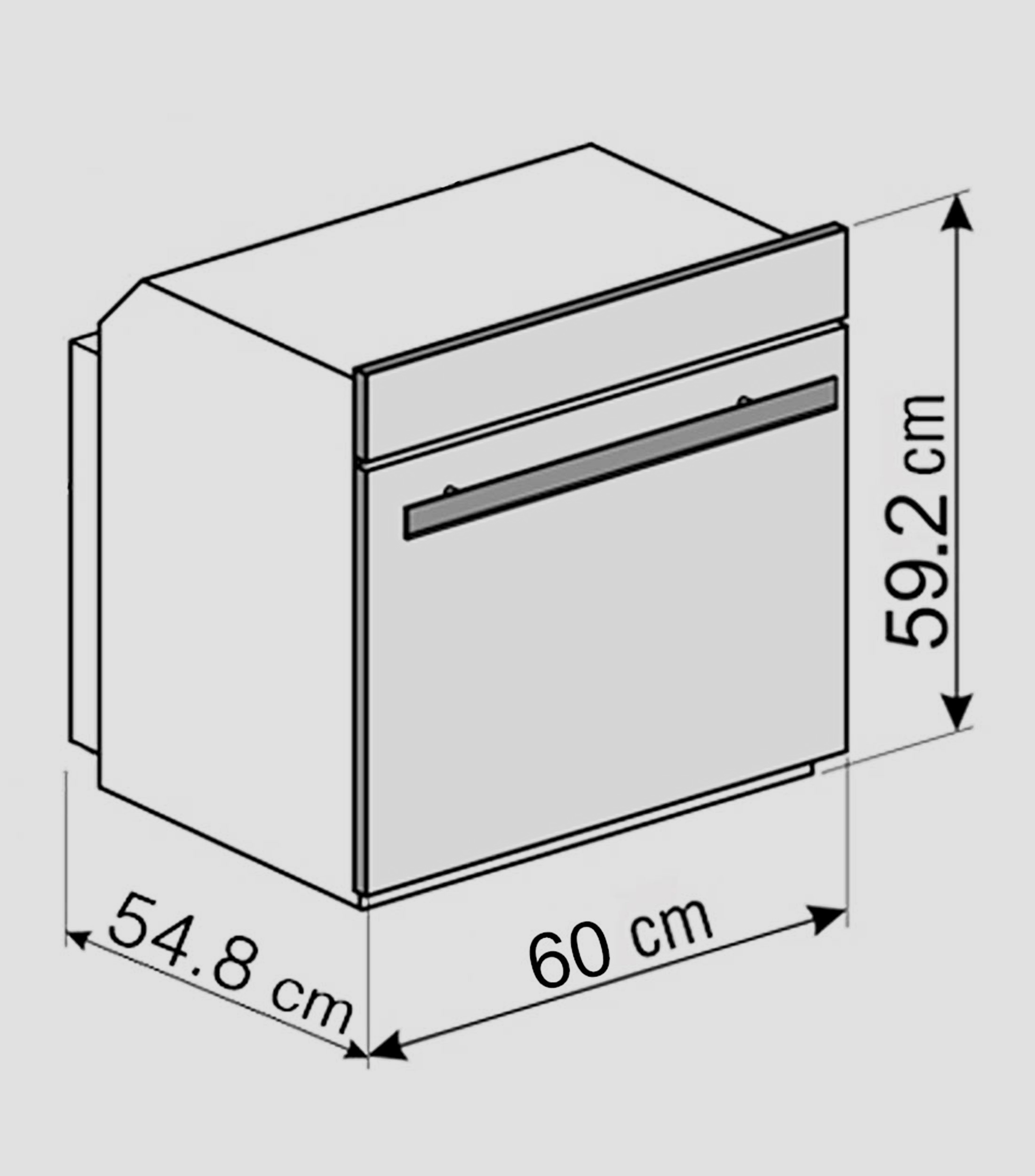 Horno a Gas SF6302GVK 24 en Acero Inoxidable