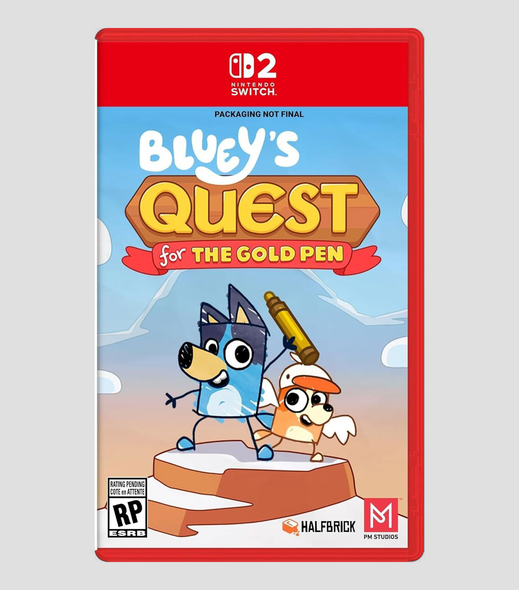 Bluey's Quest For The Gold Pen Nintendo Switch 2