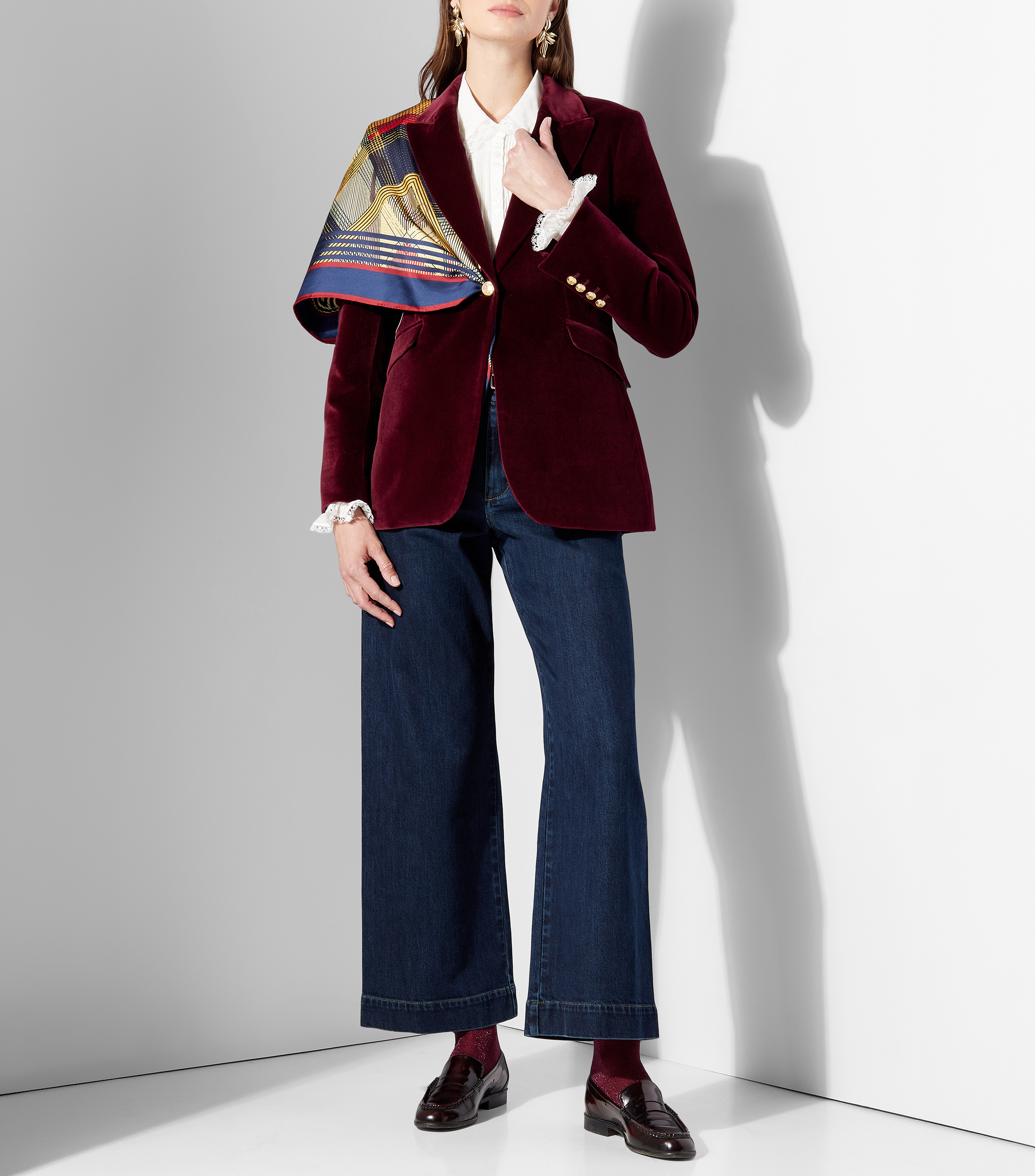 Blazer liso Mujer