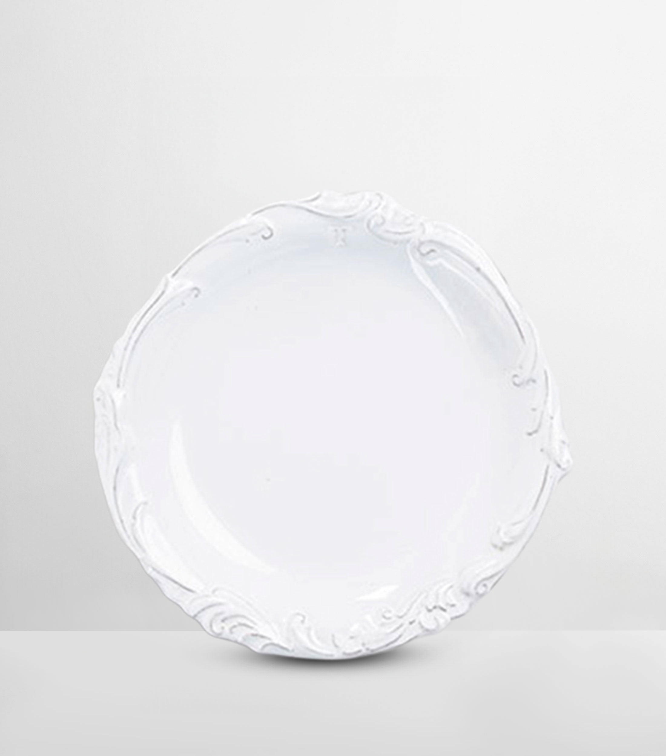 Plato para pan Meissonnier blanco en cerámica