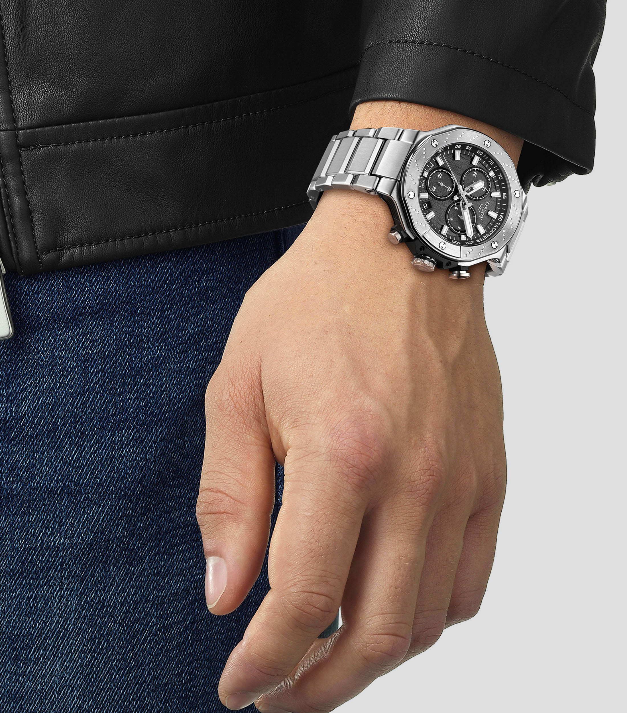 Reloj para Hombre Deportivo, Plateado