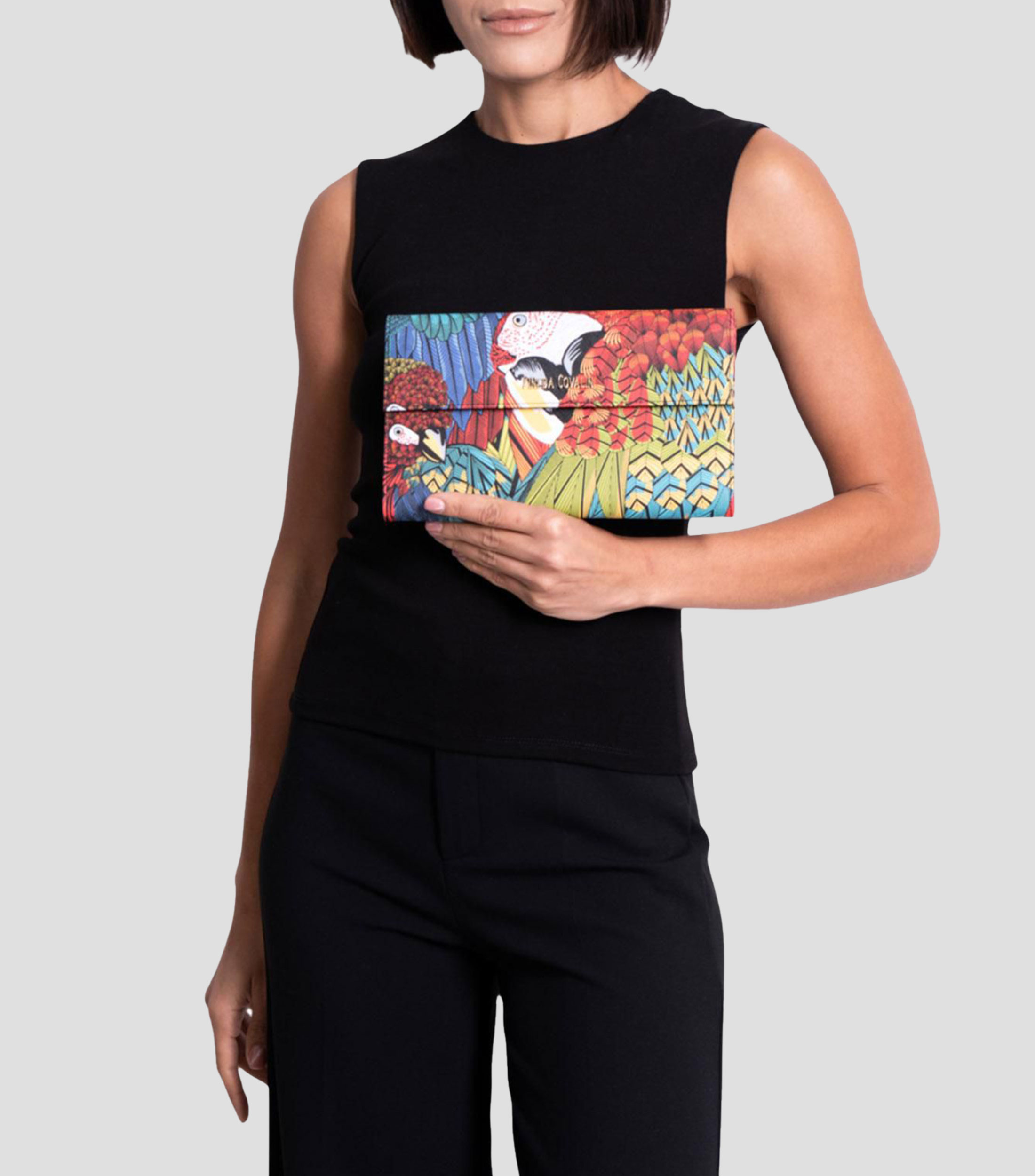 Bolsa clutch Guacamaya Mujer