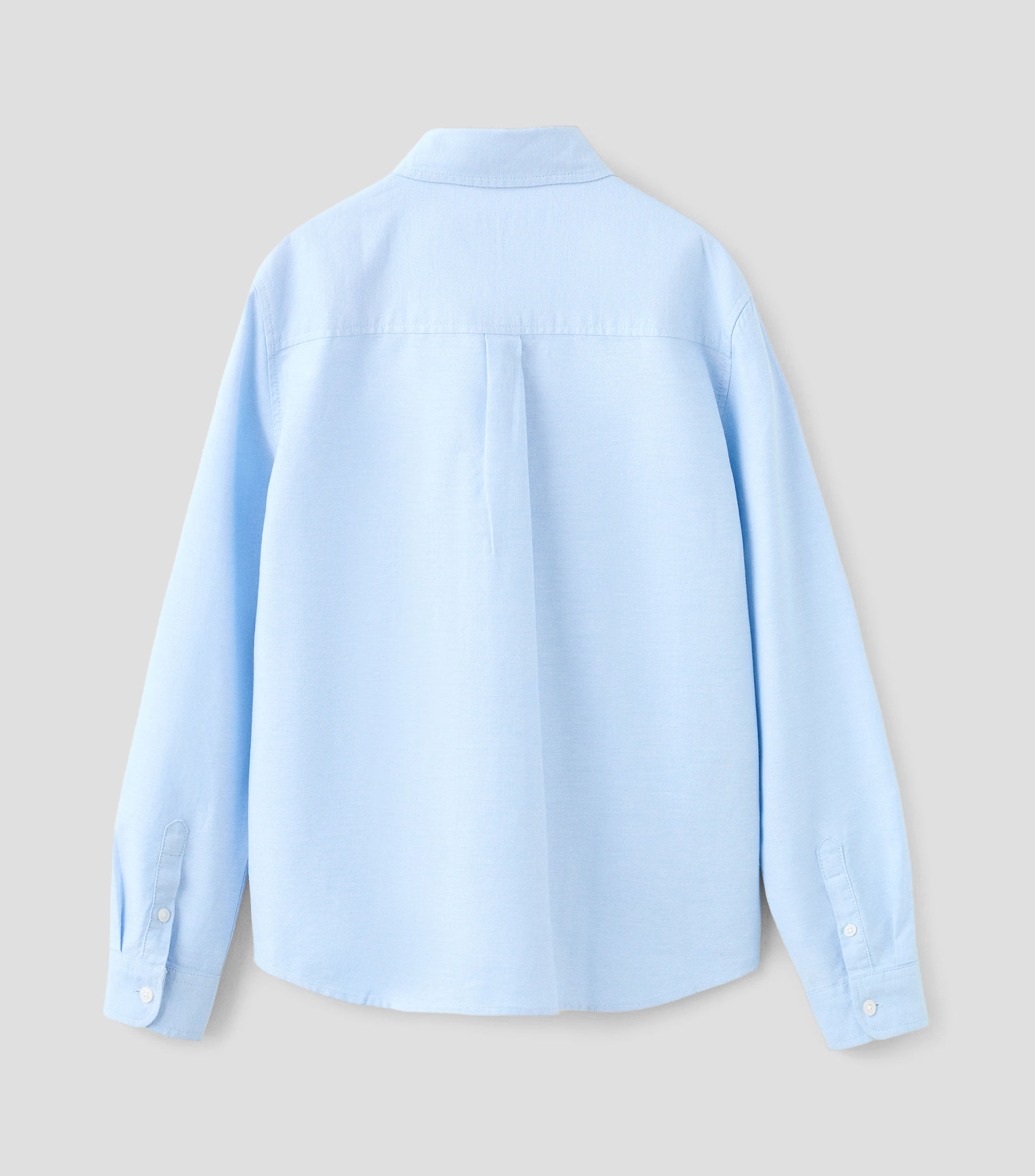 Camisa lisa manga larga Niño
