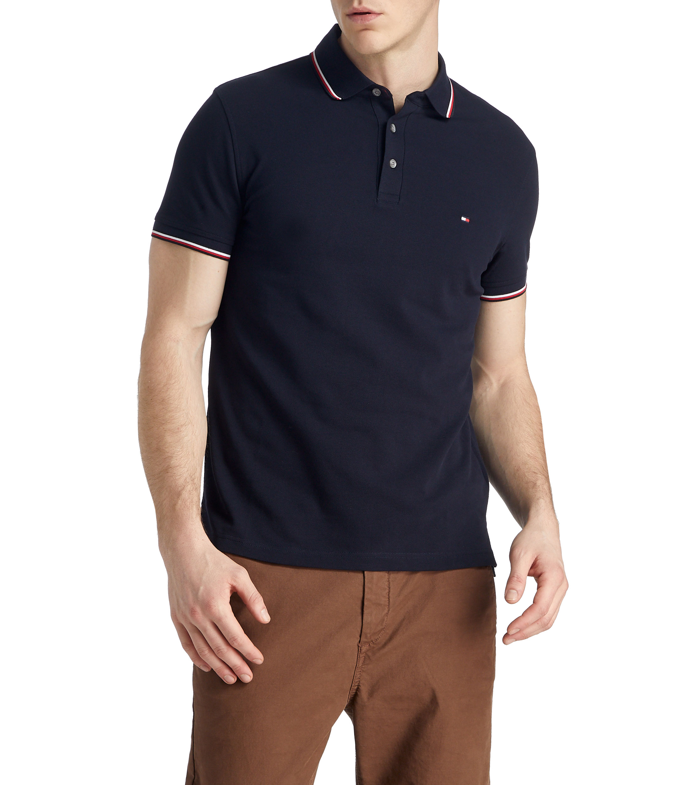 Tommy Playera Tipo Polo Azul Marino Mujer Tommy Hilfiger Polo
