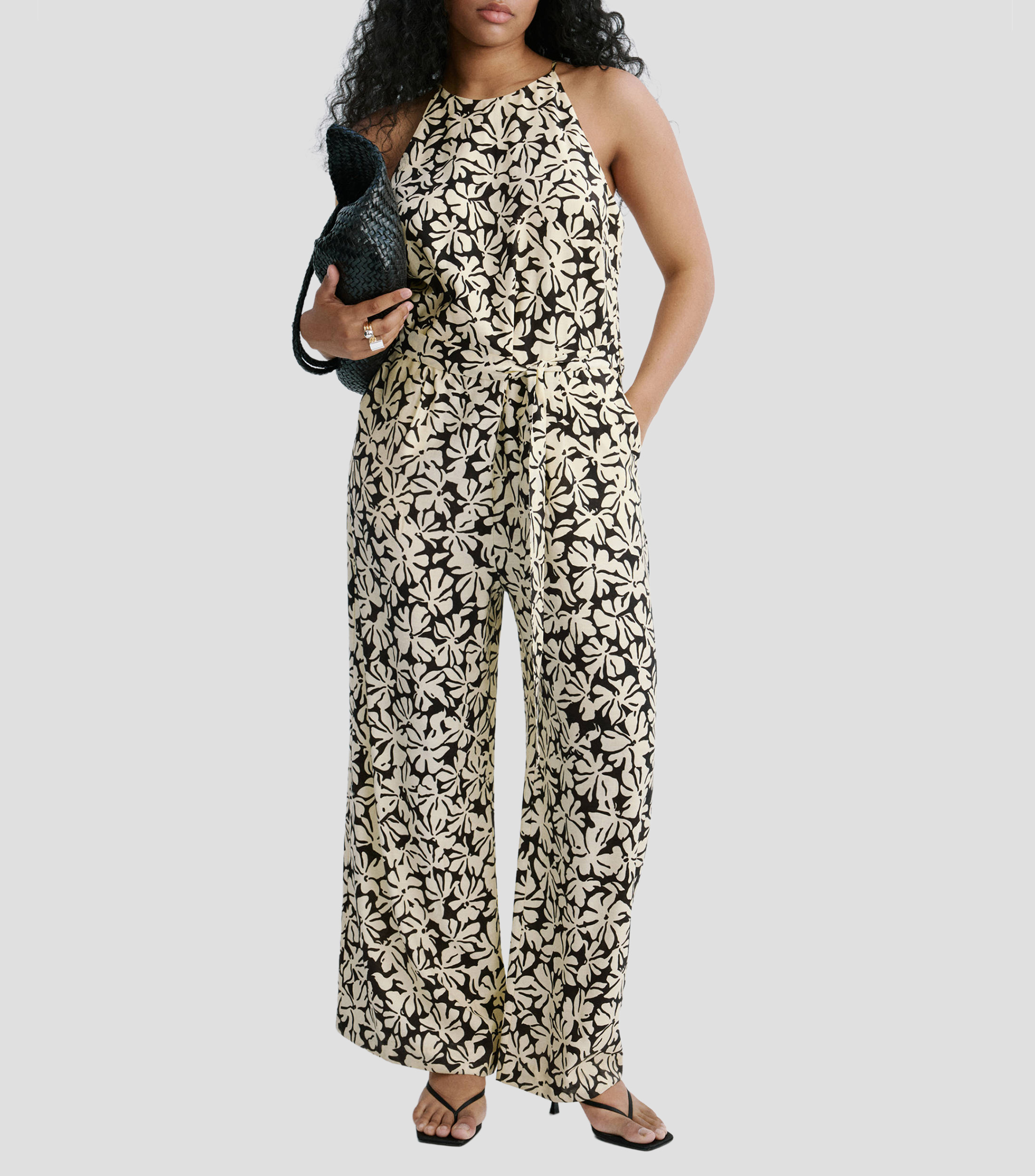 Jumpsuit de corte recto Mujer