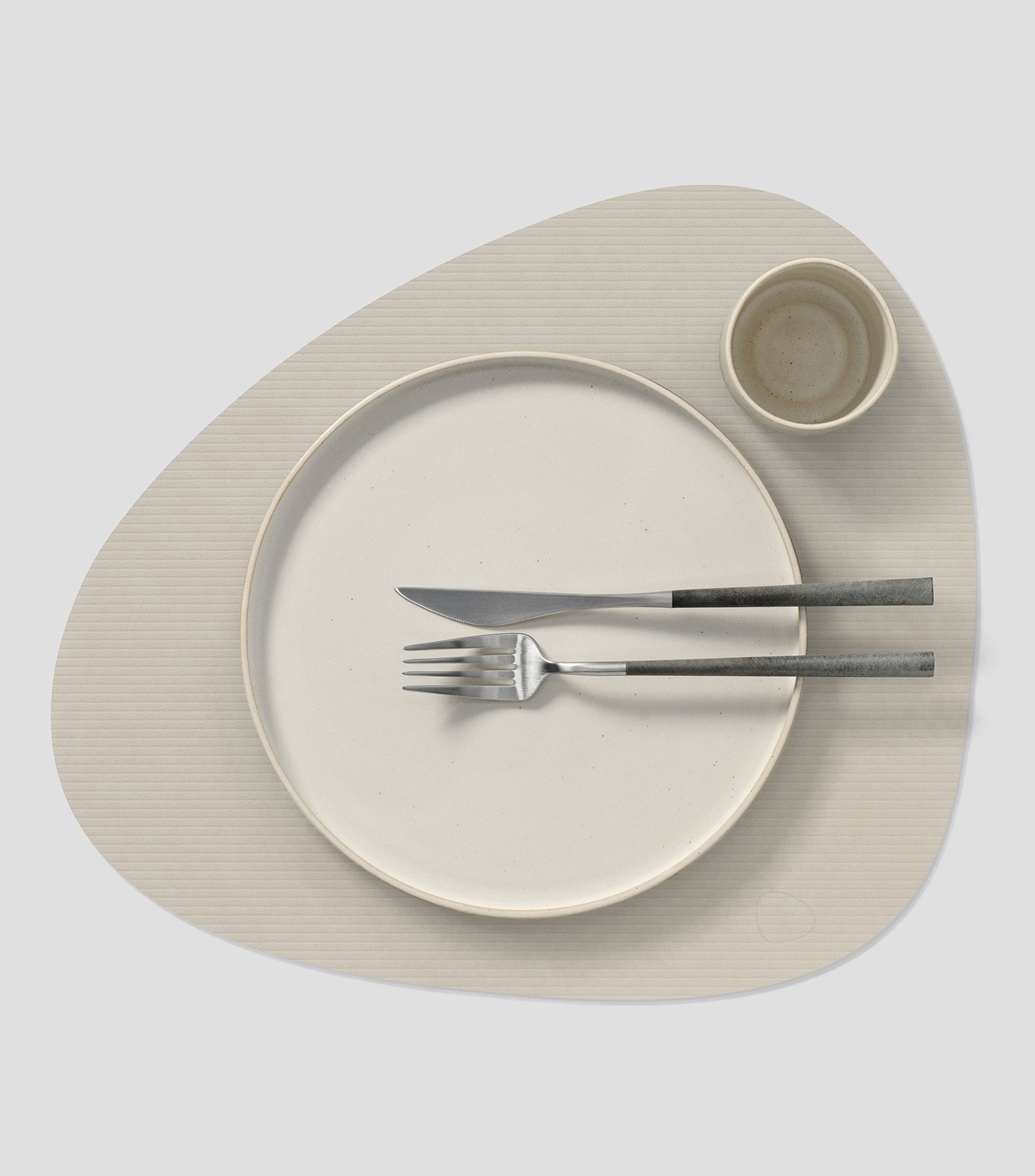 Mantel individual Corduroy Oyster