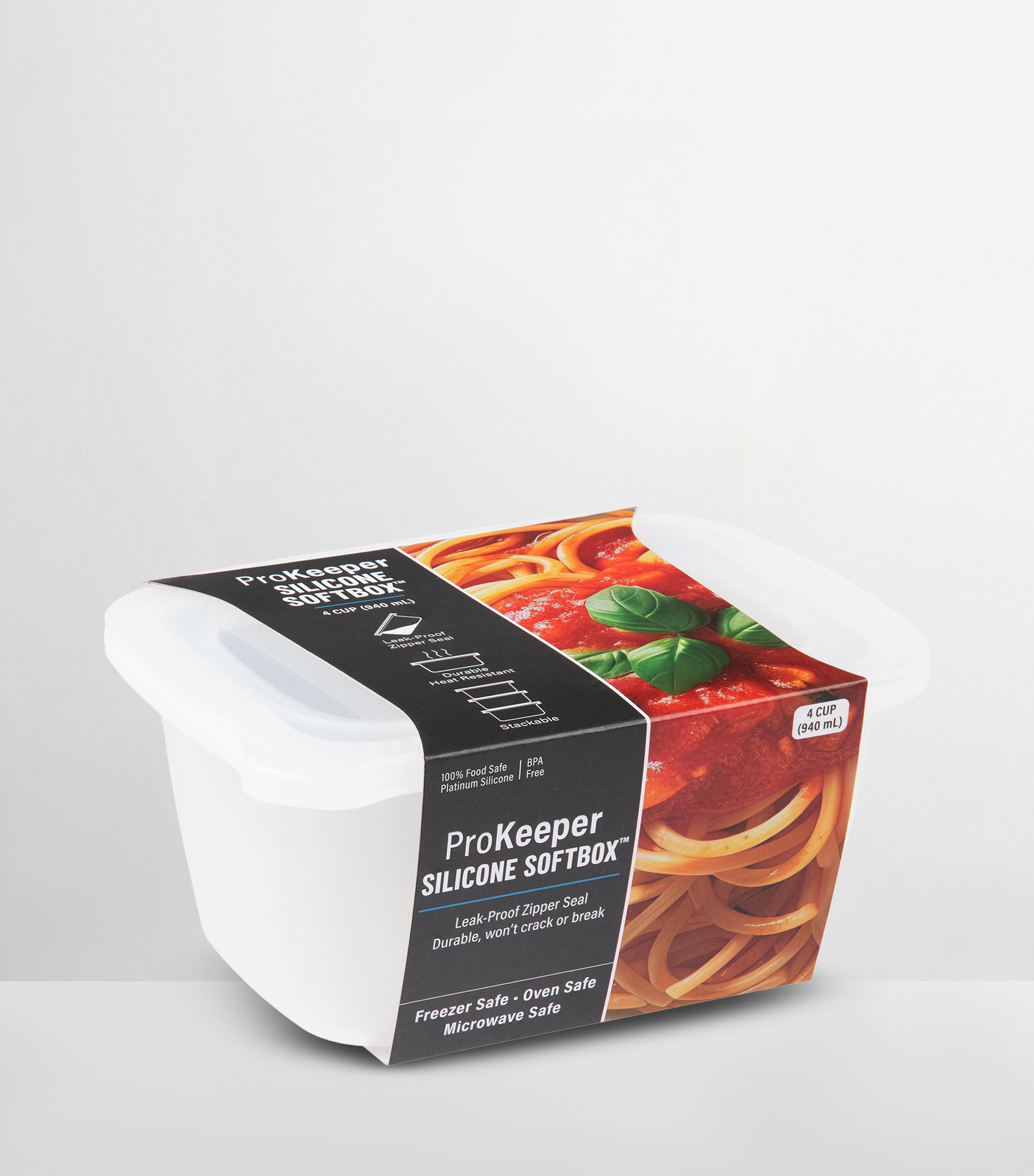 Contenedor rectangular, 940 ml