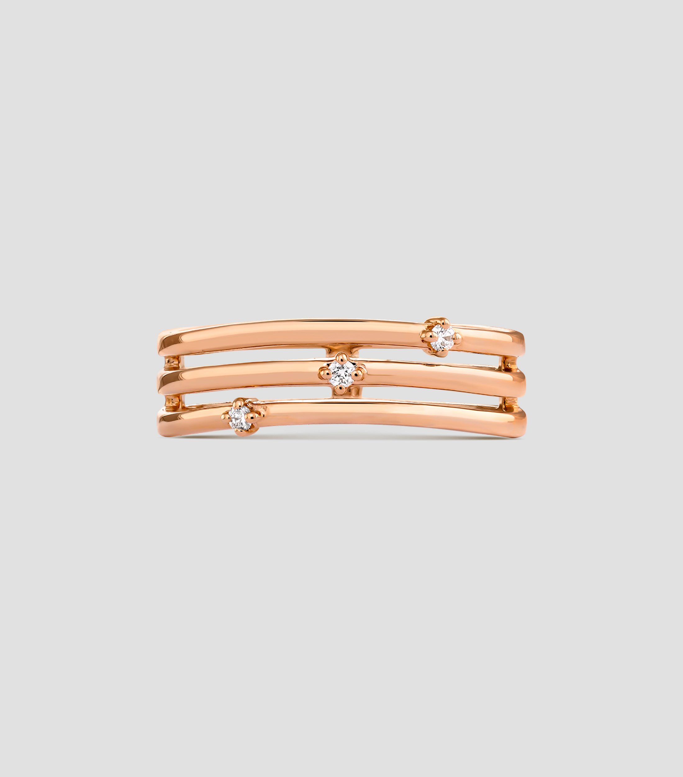 Anillo en Oro rosa 18 Kts Idalia Talla 13 Mujer