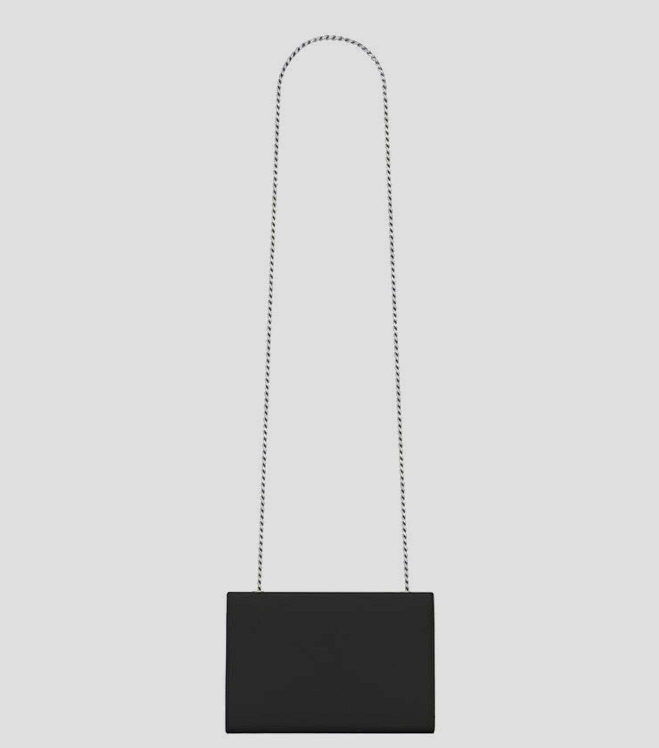 Bolsa mini crossbody negro en piel Kate granulado Mujer