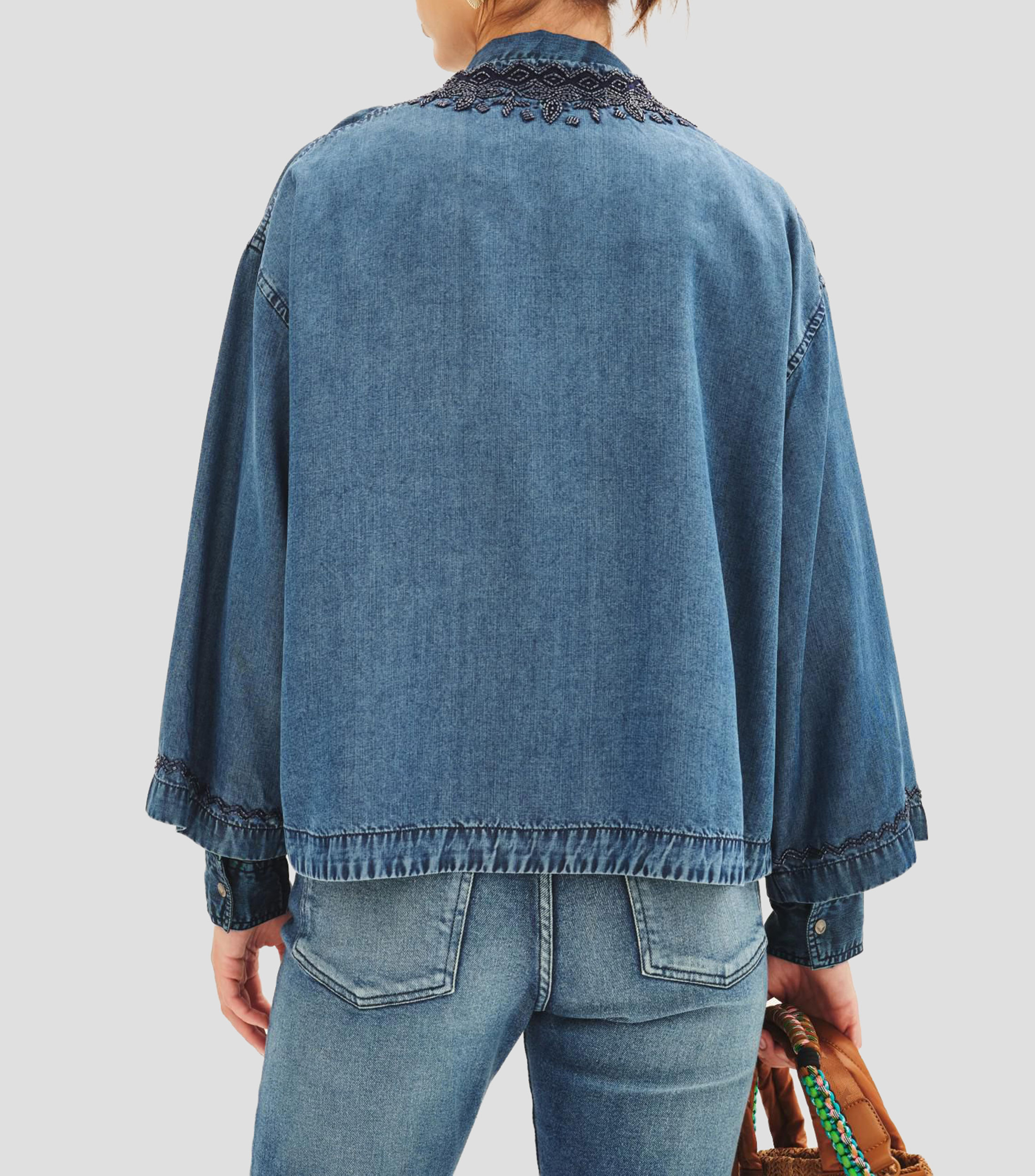 Kimono corto fantasía Mujer