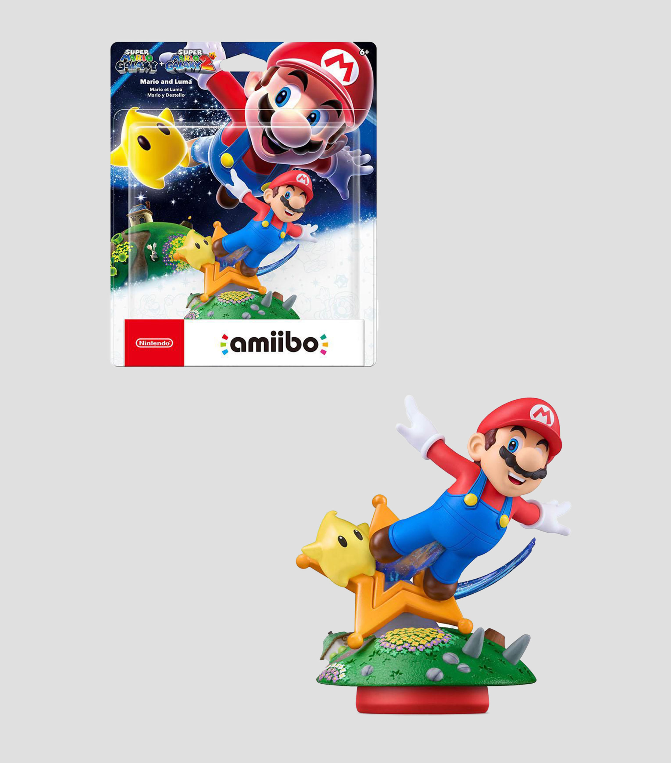 Figura amiibo Mario & Luma para Nintendo Switch/Nintendo Switch 2