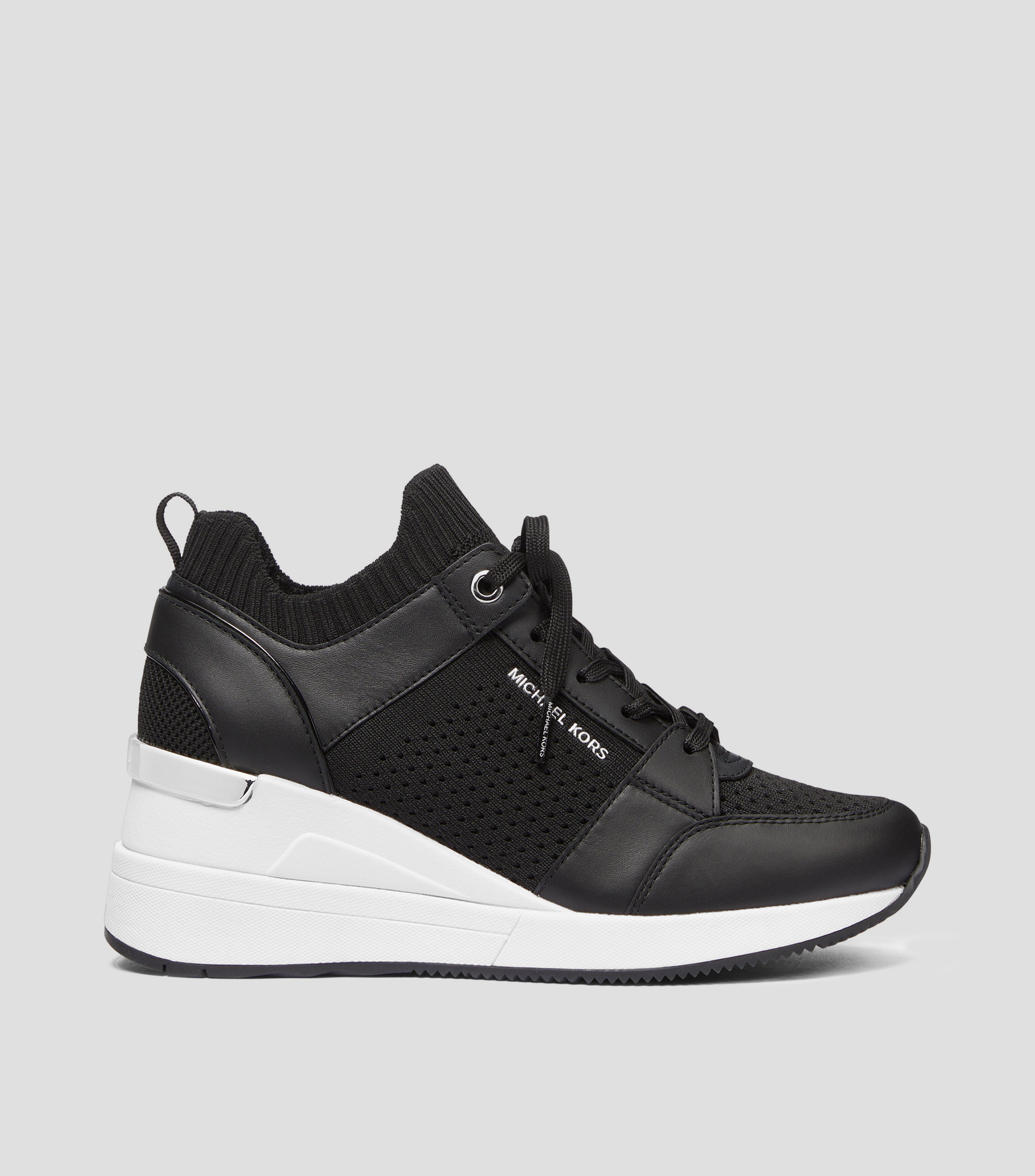 Michael Kors: Tenis casuales de plataforma en piel Mujer El