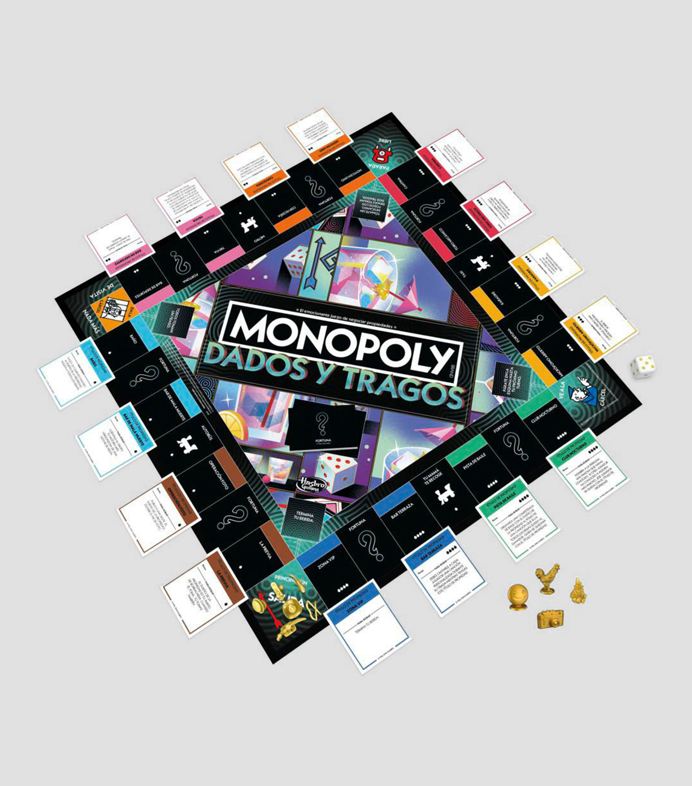 Juego de mesa, Monopoly Tragos y Dados