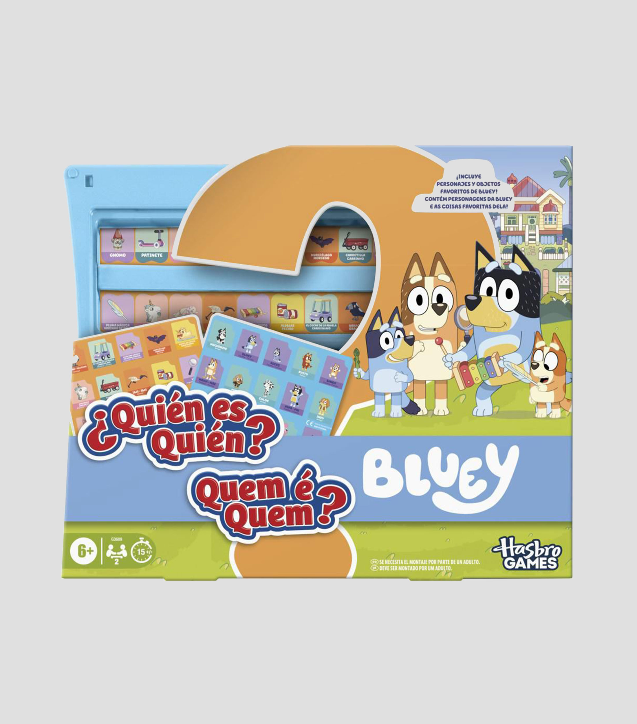 Juego de mesa Adivina quién, edición Bluey