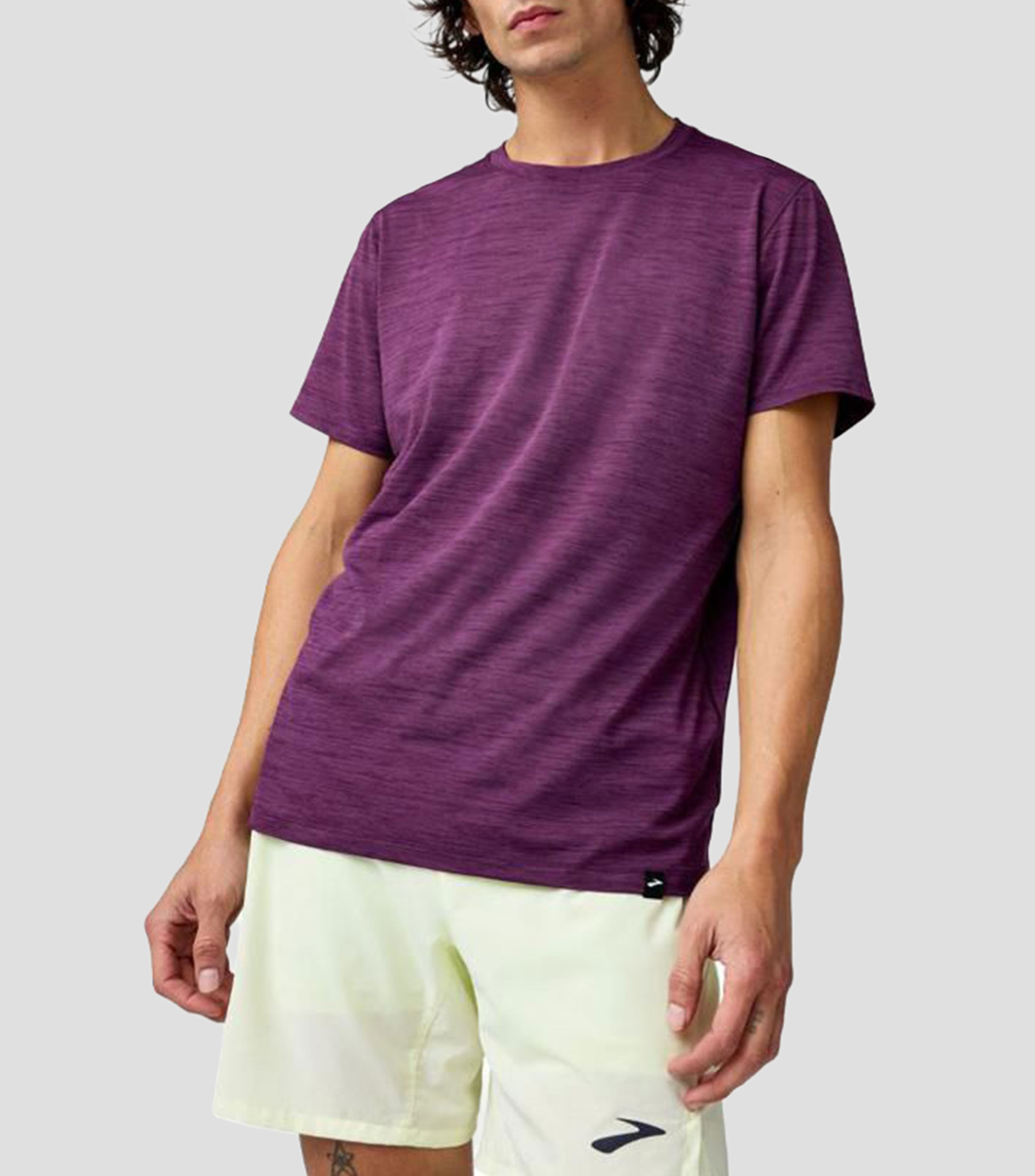 Playera para correr lisa Hombre