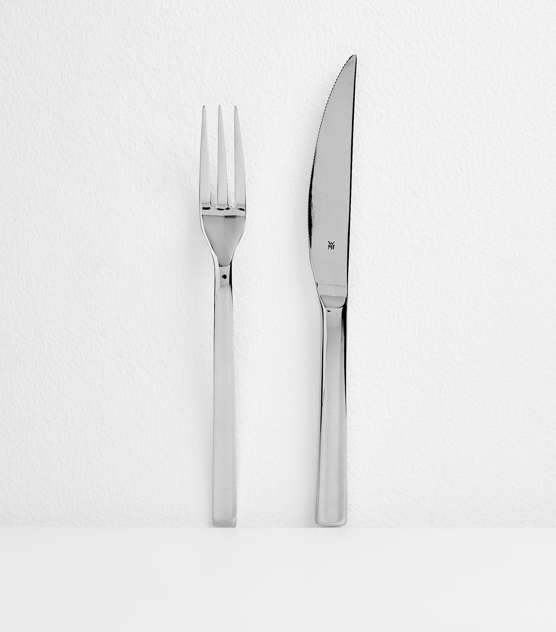 Set de Tenedor y Cuchillo para Carne en acero inoxidable
