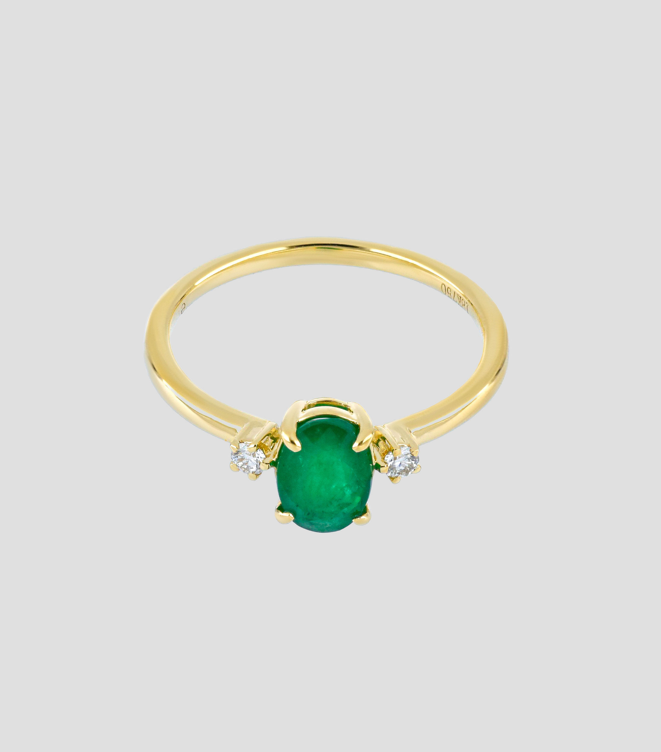 Anillo en oro amarillo 18 Kts Mujer