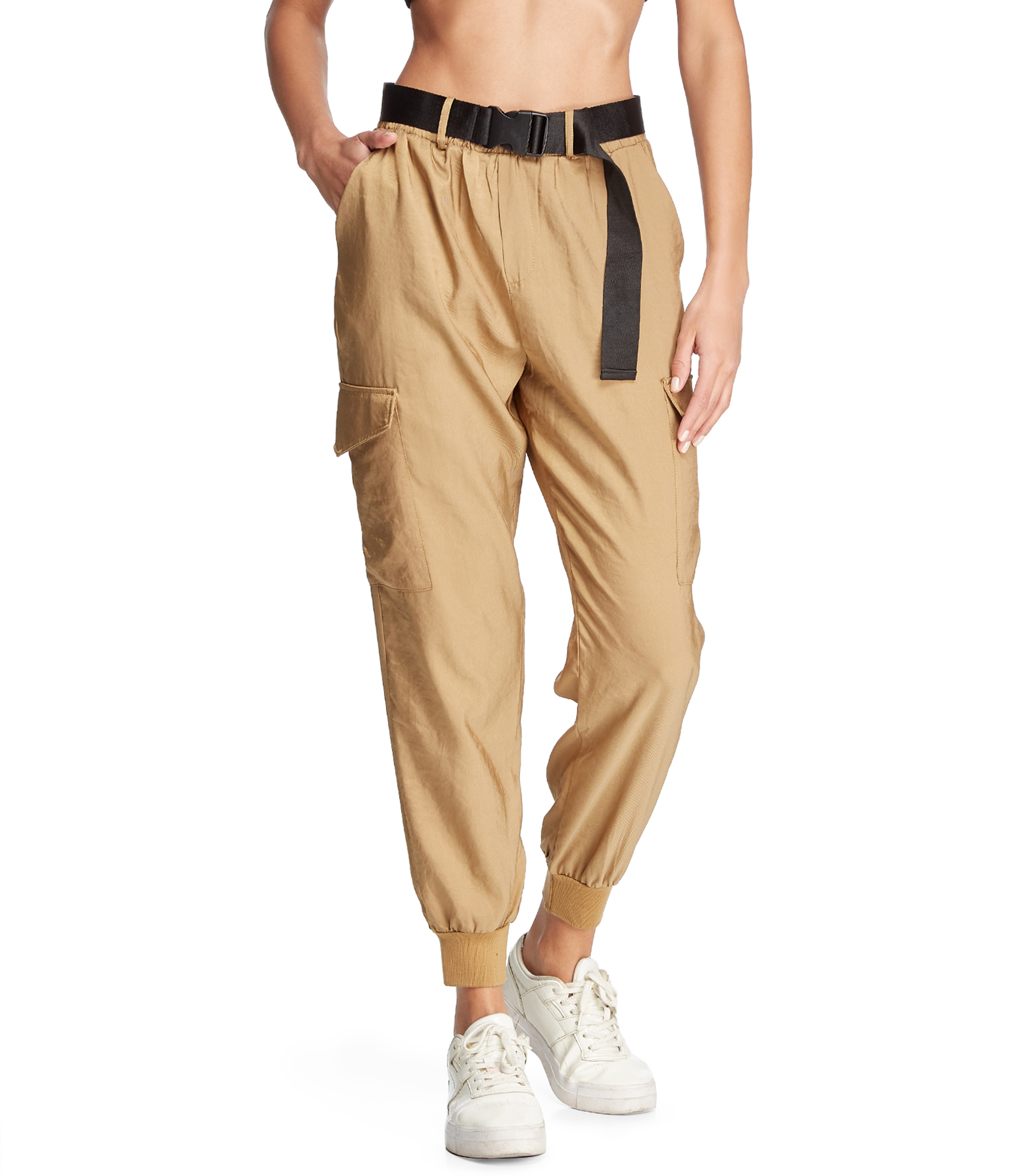Pantalon cargo mujer cafe clearance