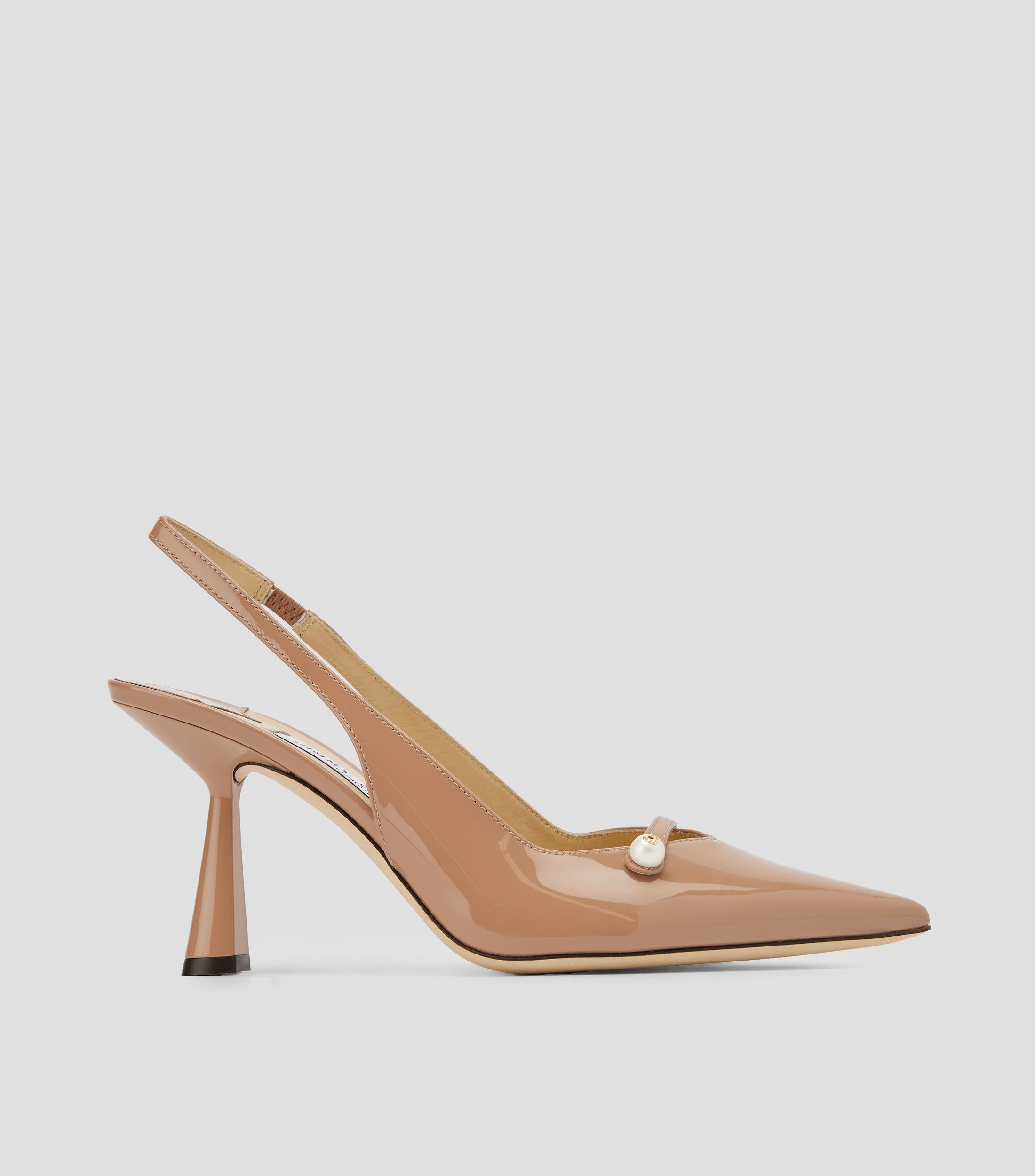 Zapatillas con tacón alto media luna Mujer