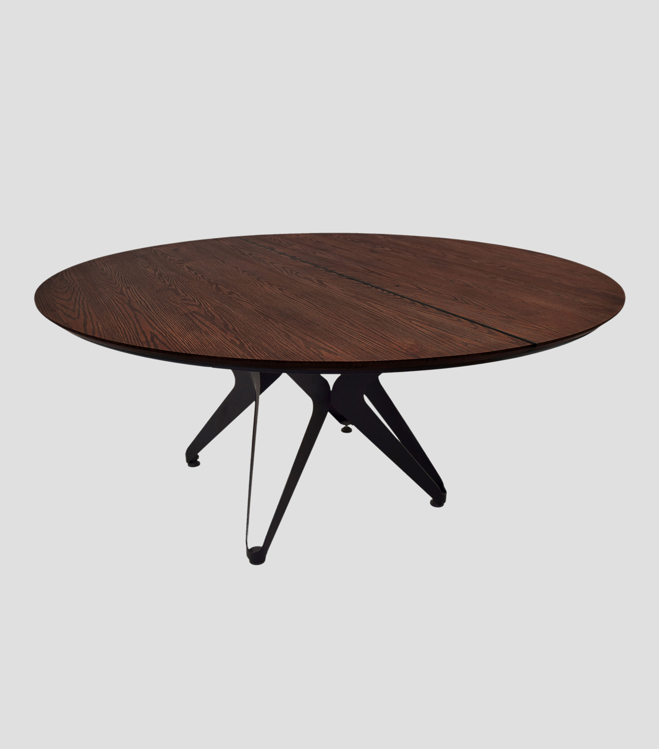 Mesa Redonda Florencia en Madera Canela