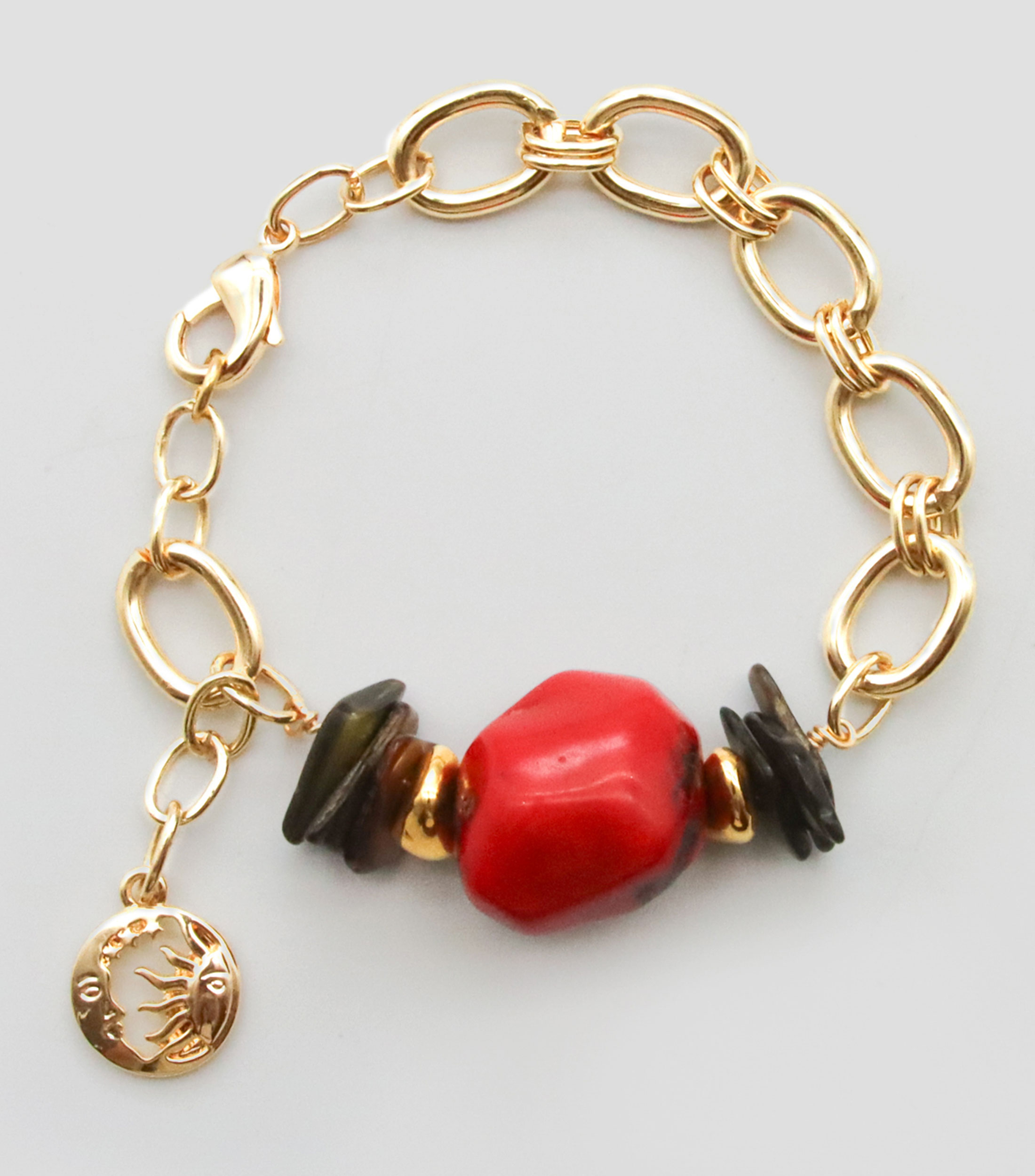 Pulsera con Coral Mujer