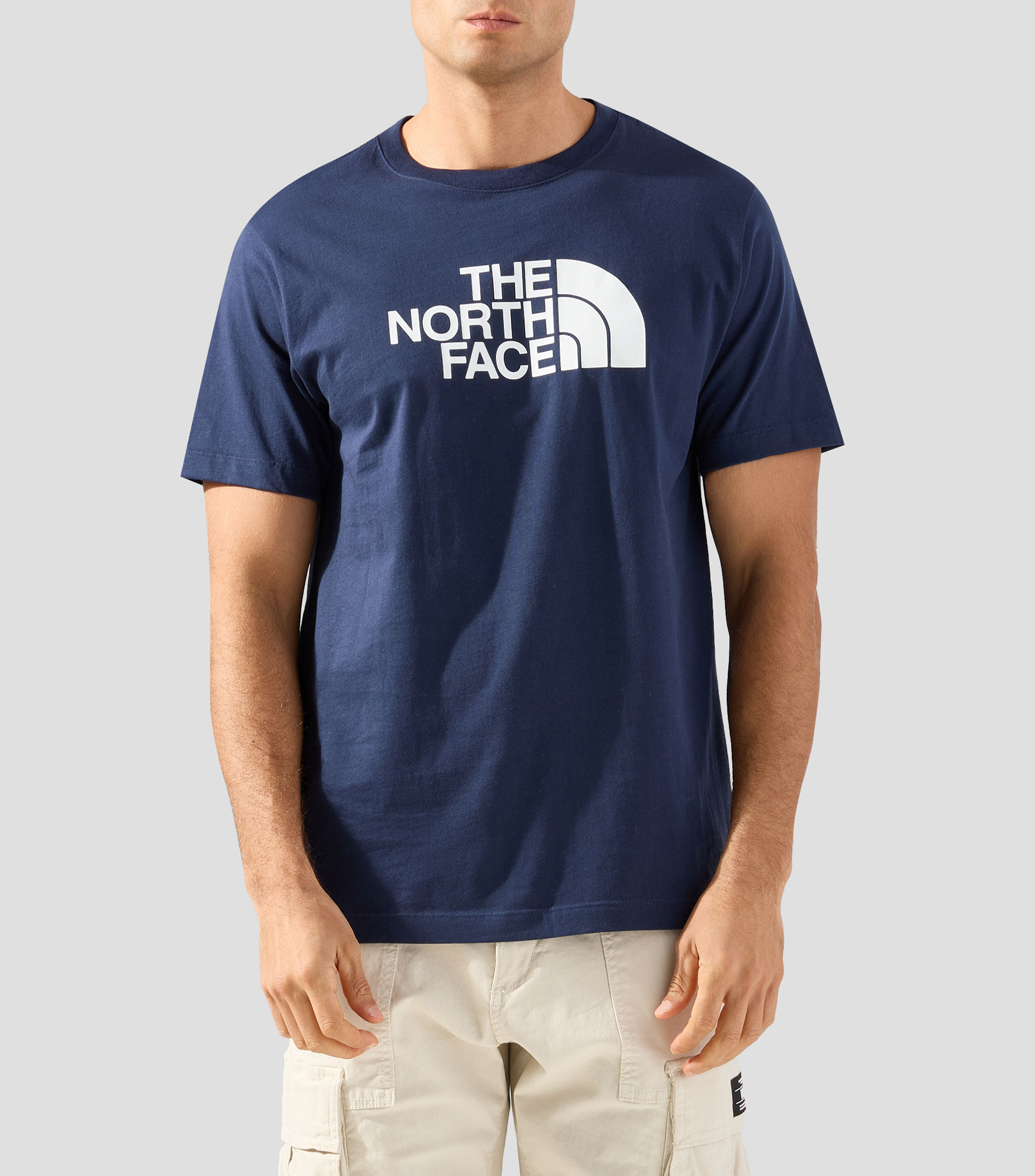 Playera cuello redondo manga corta estampada Hombre