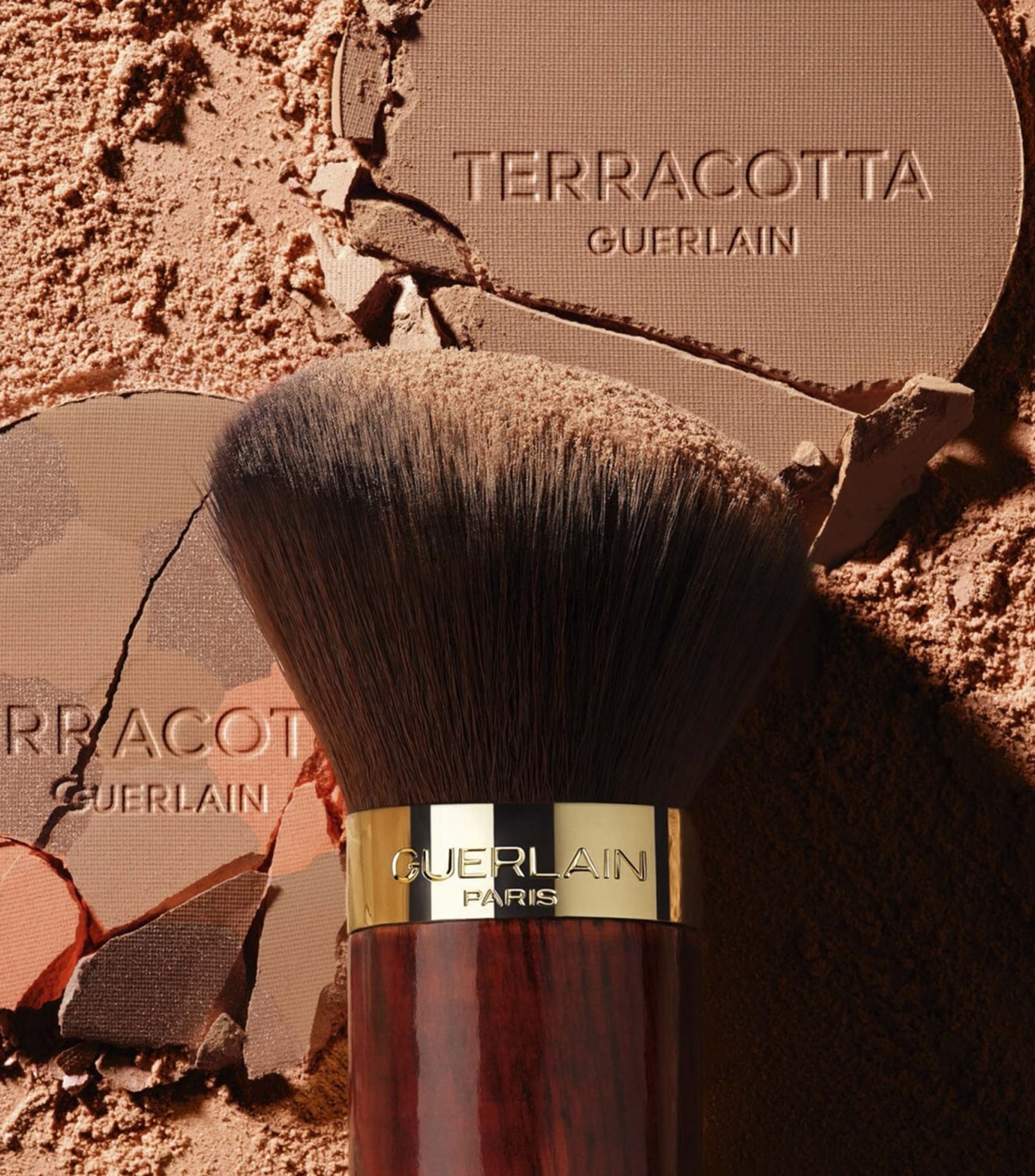 Brocha para Maquillaje Terracota