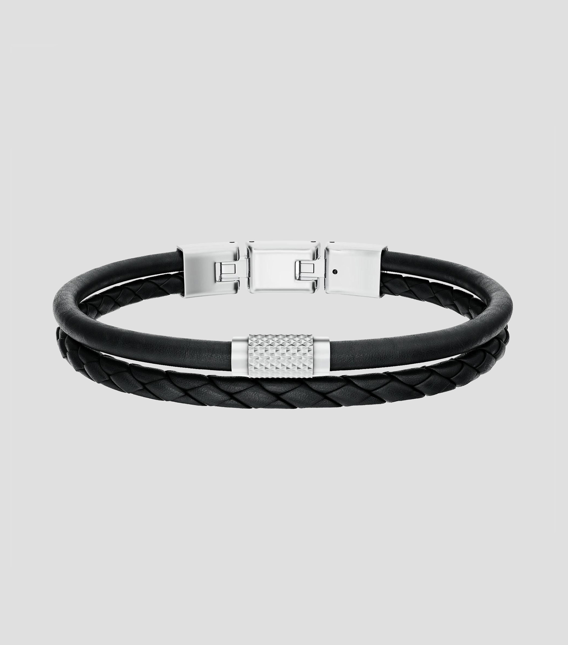 Pulsera negra Machine Hombre