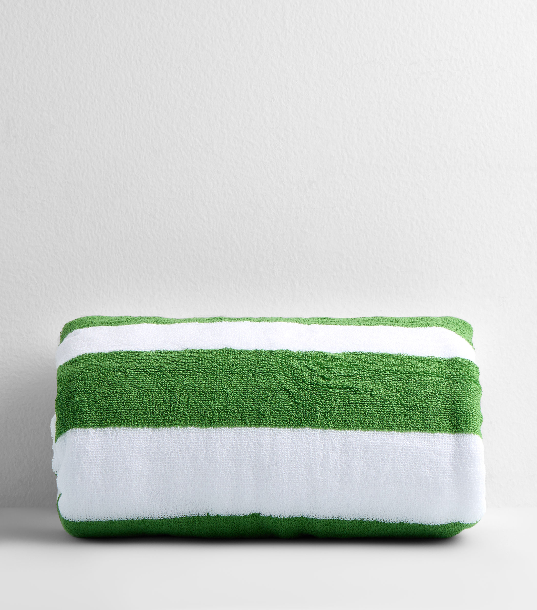 Toalla para perro L verde/blanco
