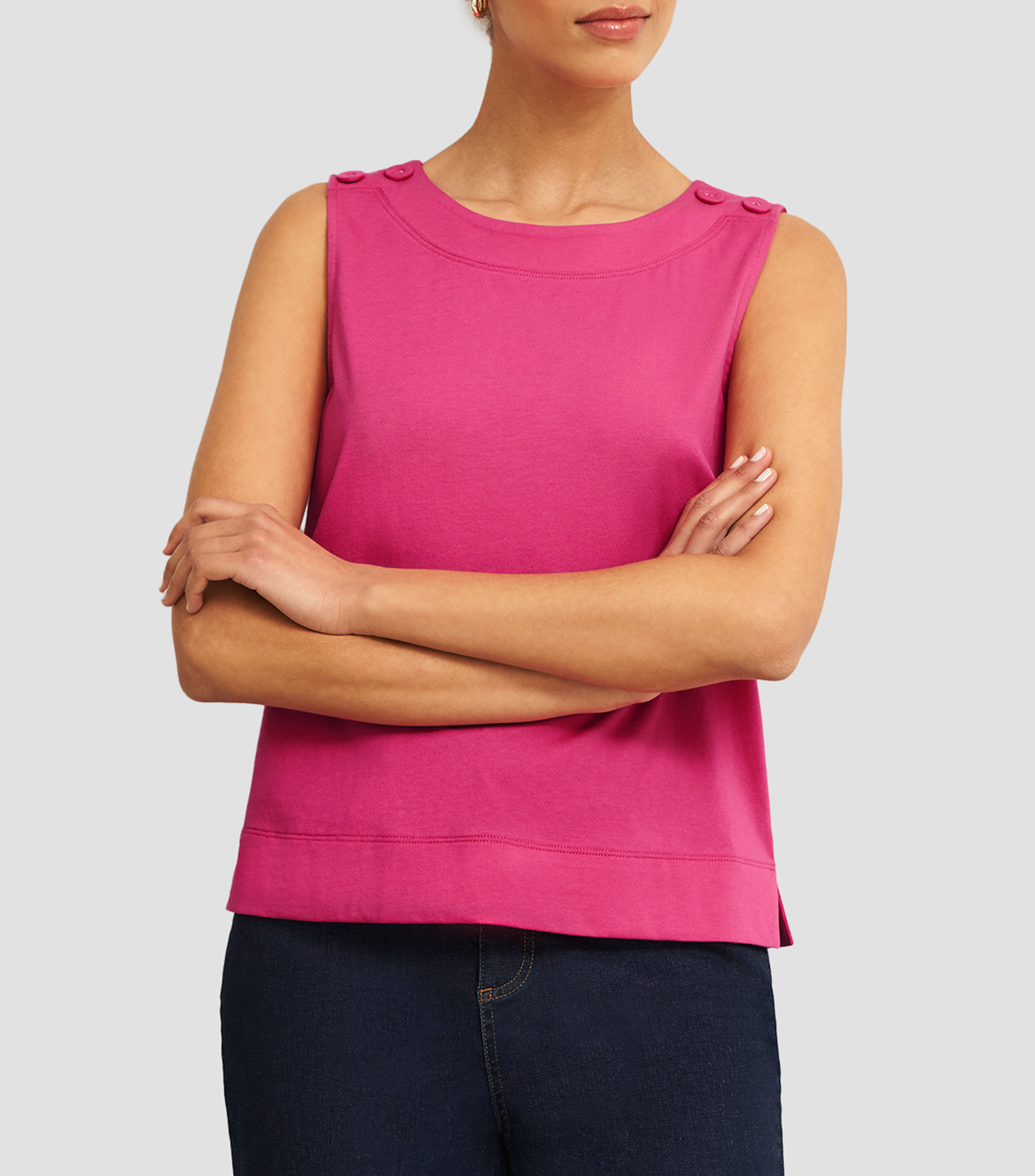 Blusa Sin Mangas Mujer
