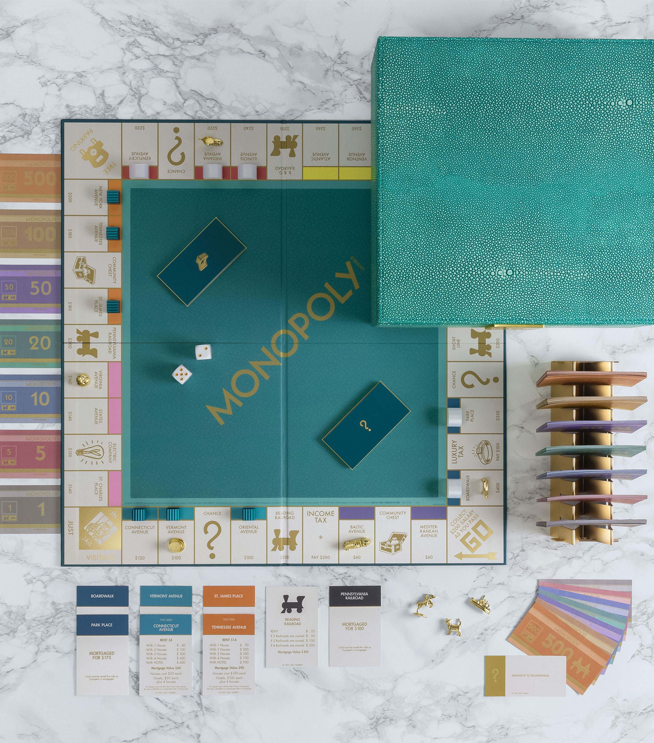 Juego de Mesa, Monopoly Del Mar Shagreen Edition