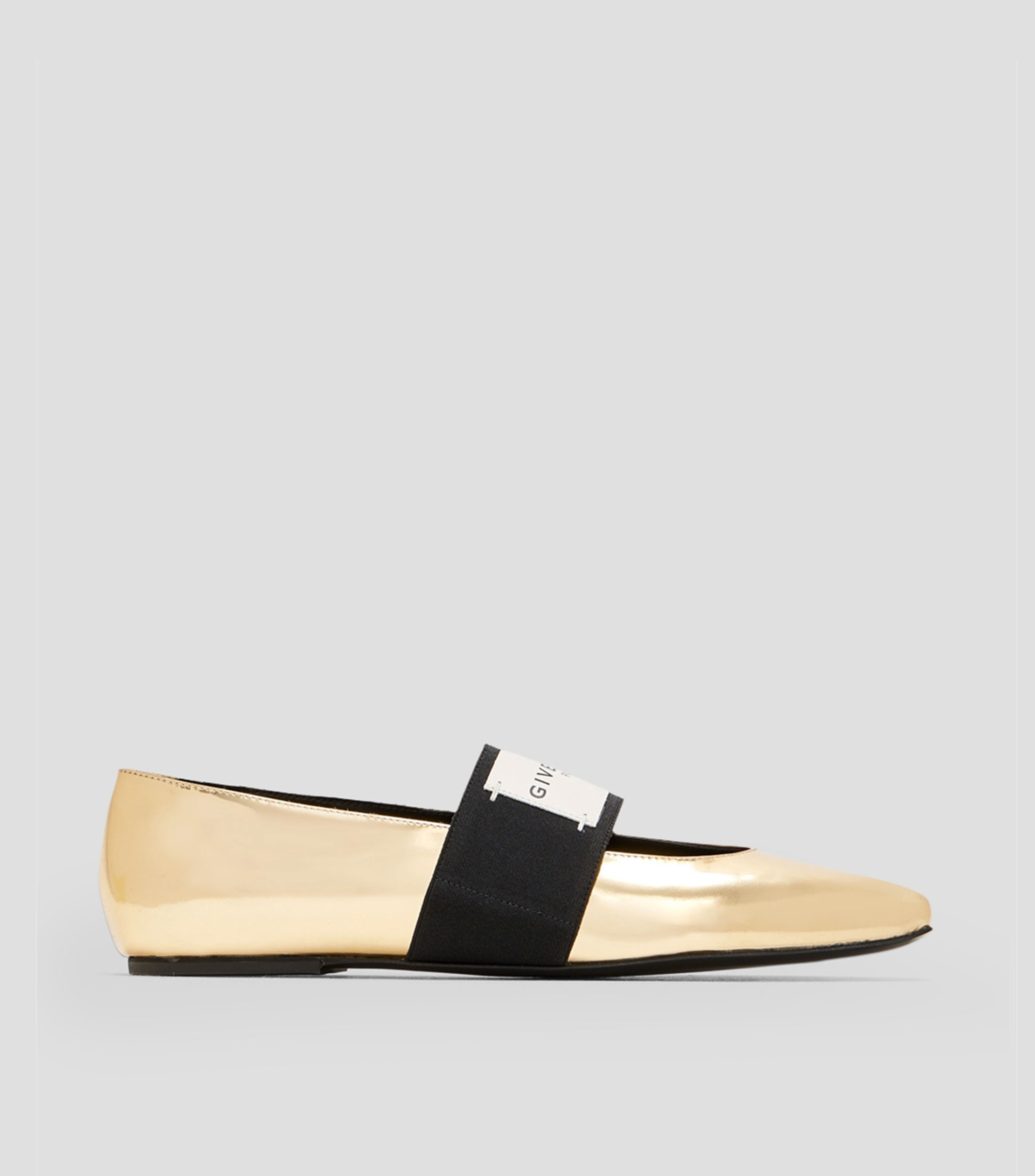Flats Sliced Square en piel Mujer