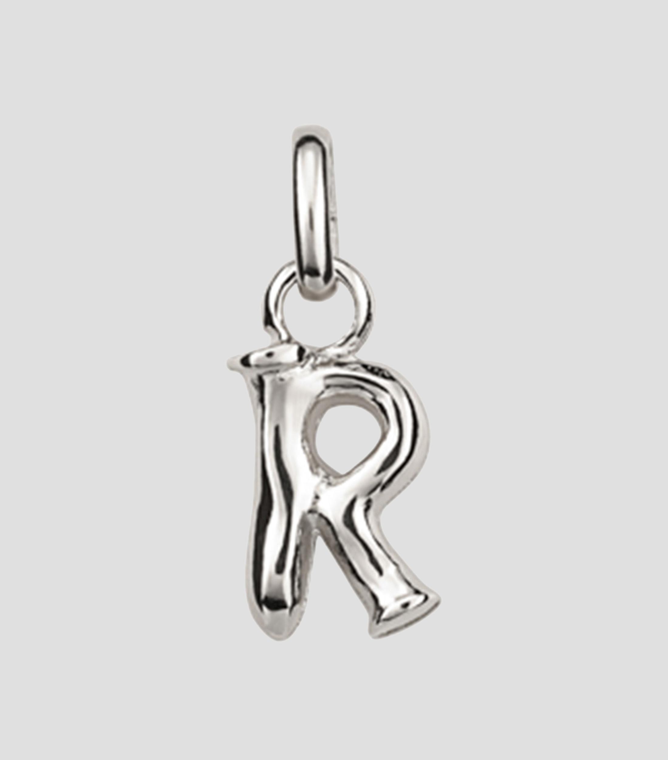 Charm letra R con argolla Mujer