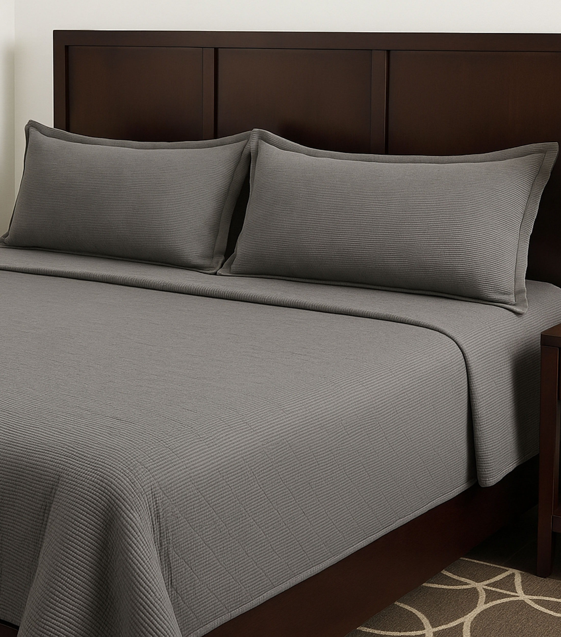 Funda para almohada King Size Khaleb gris